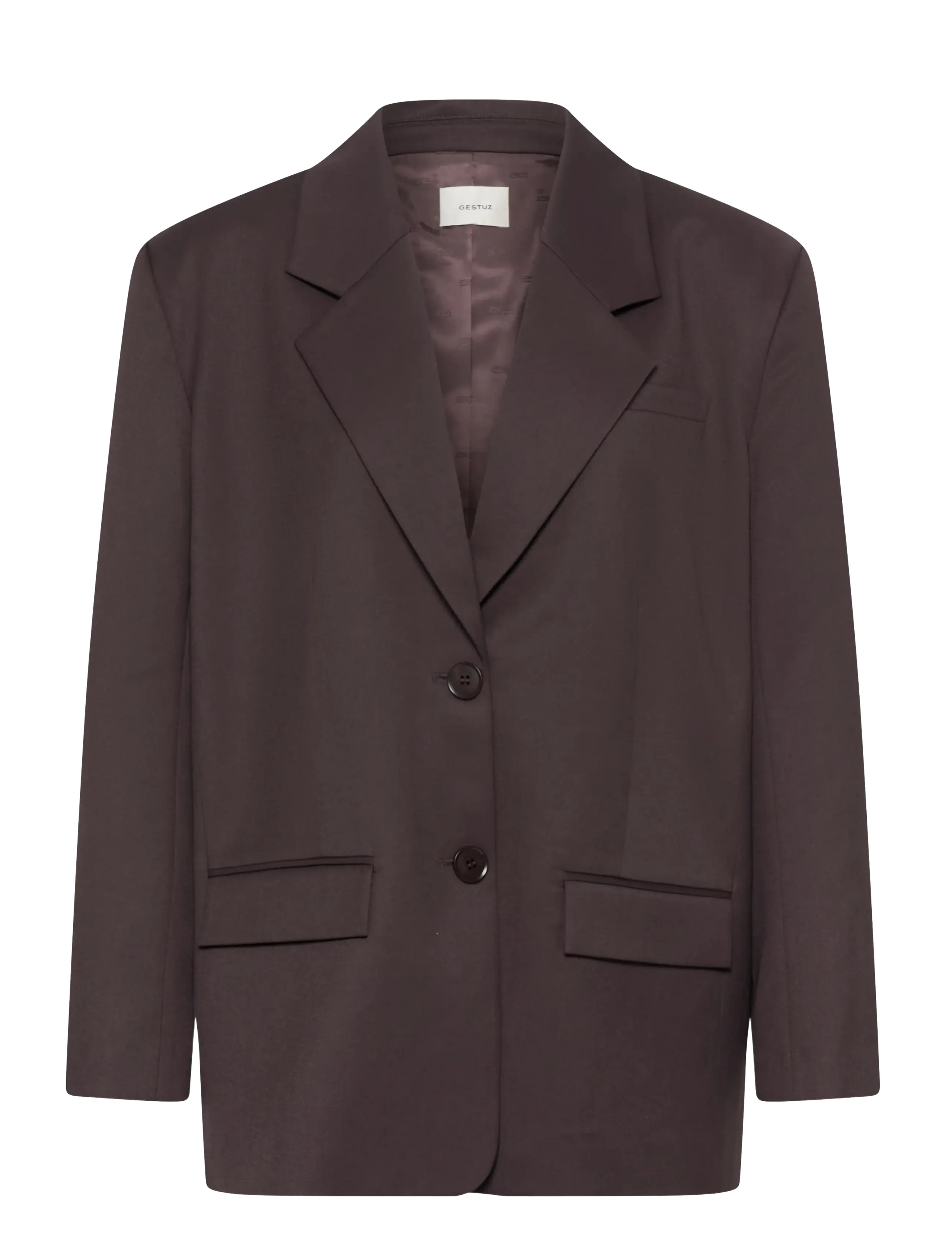 Gestuz GZpaula OZ blazer - Clothing - DEEP PLUM / burgundy