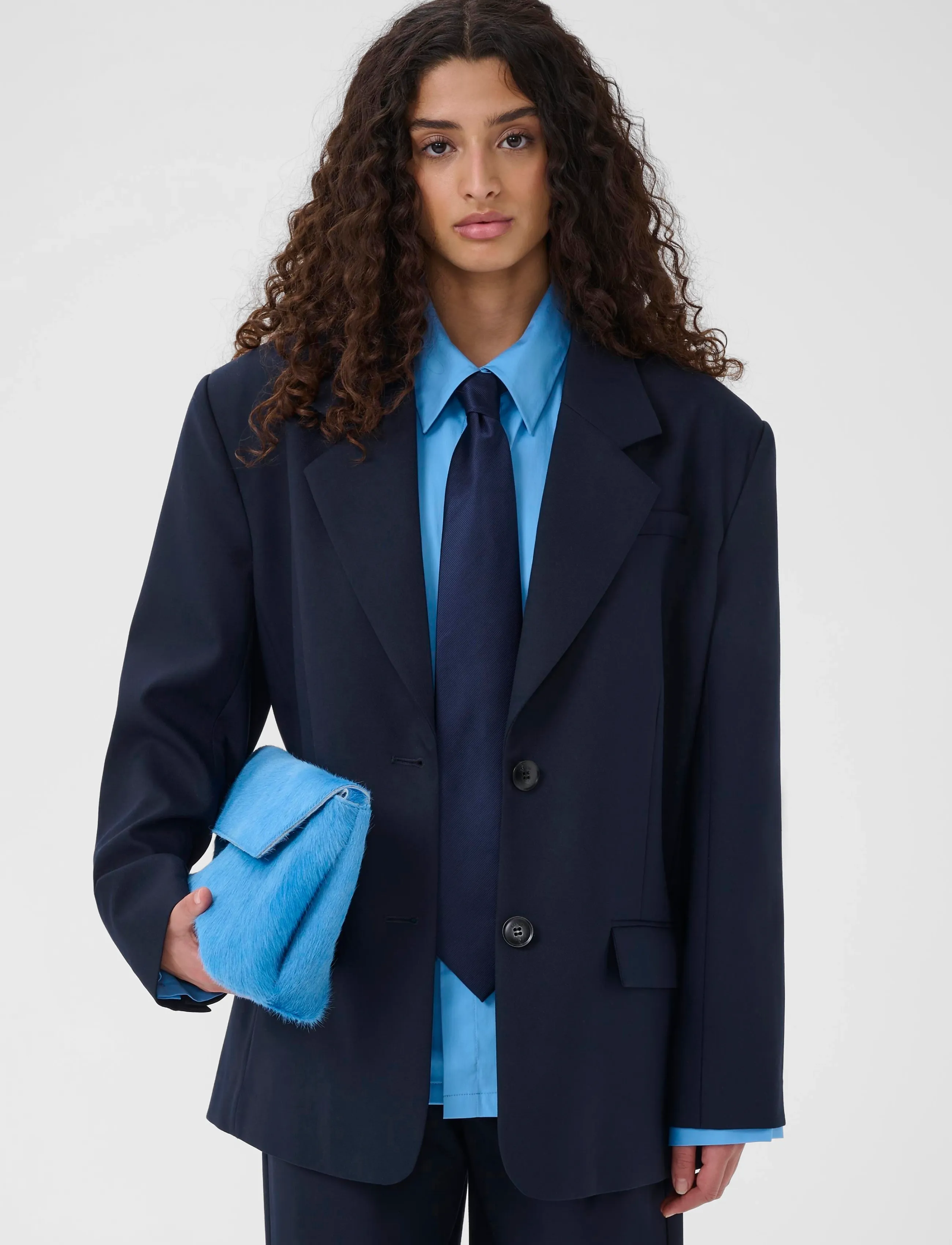 Gestuz - GZpaula OZ blazer - enkeltradede blazere - sky captain - 2