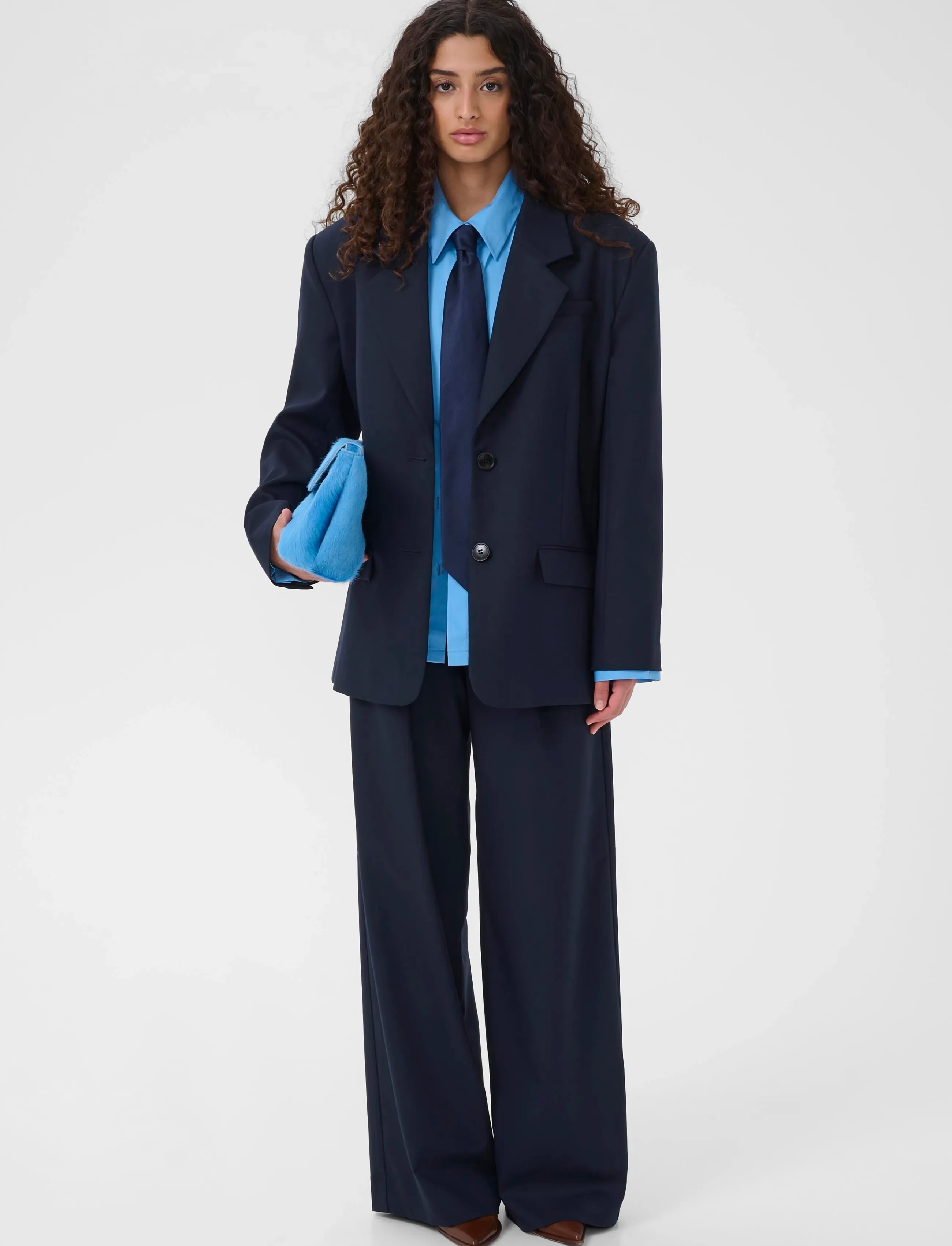 Gestuz - GZpaula OZ blazer - enkeltradede blazere - sky captain - 3