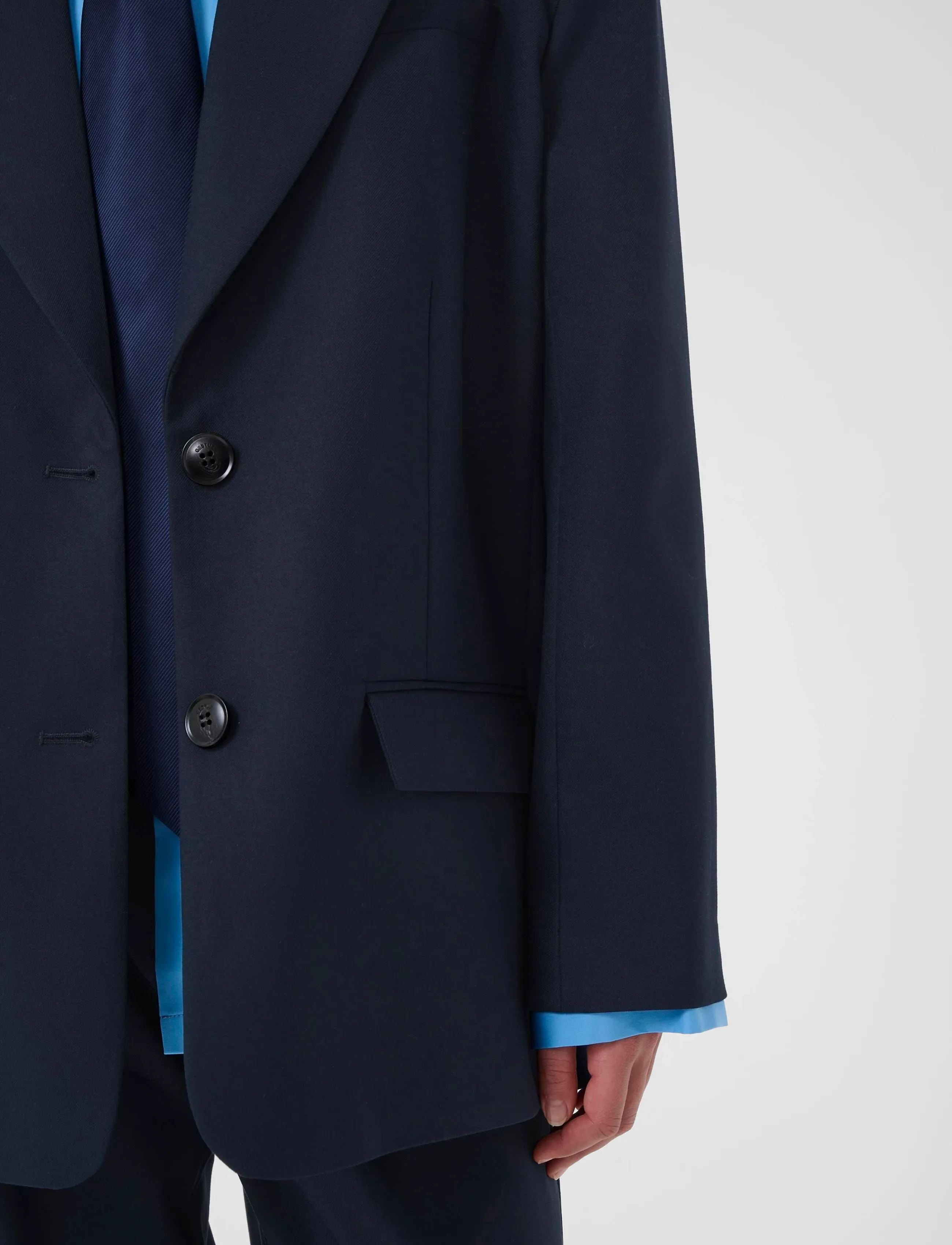 Gestuz - GZpaula OZ blazer - enkeltradede blazere - sky captain - 5