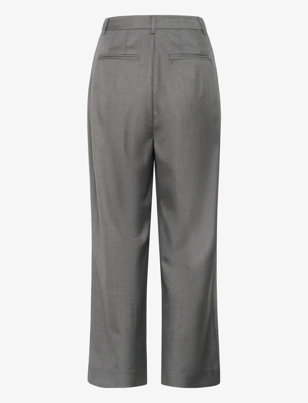 Gestuz - GZeffy HW pants - kostymbyxor - dark grey melange - 2