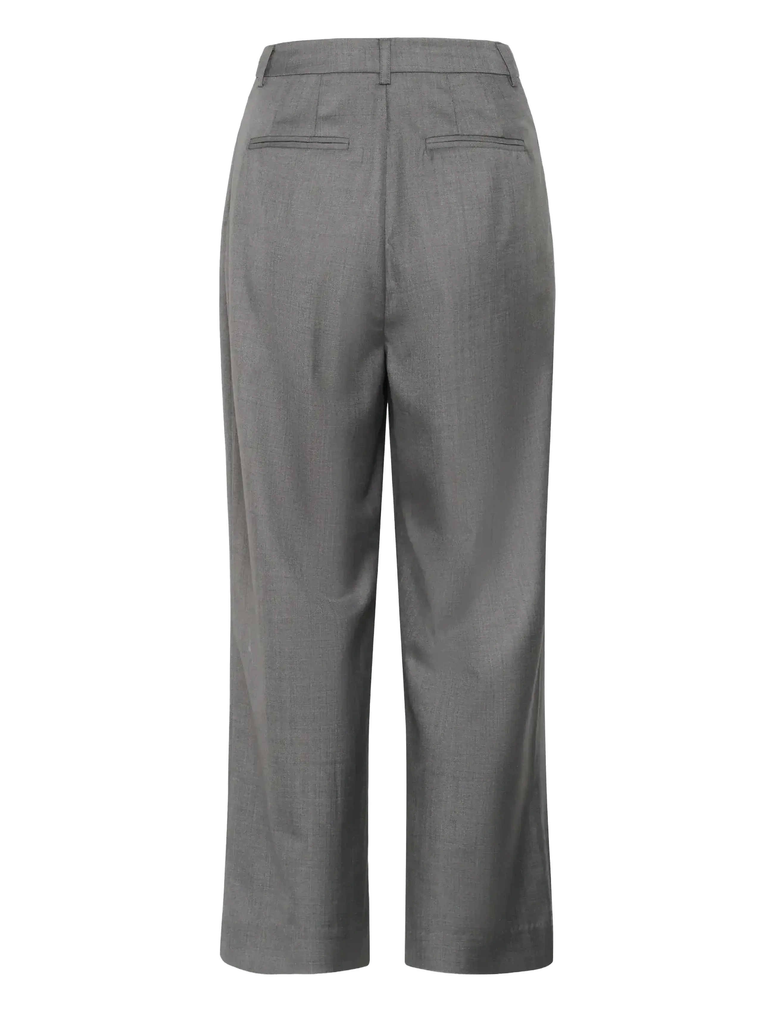 Gestuz - GZeffy HW pants - festtøj til outletpriser - dark grey melange - 2
