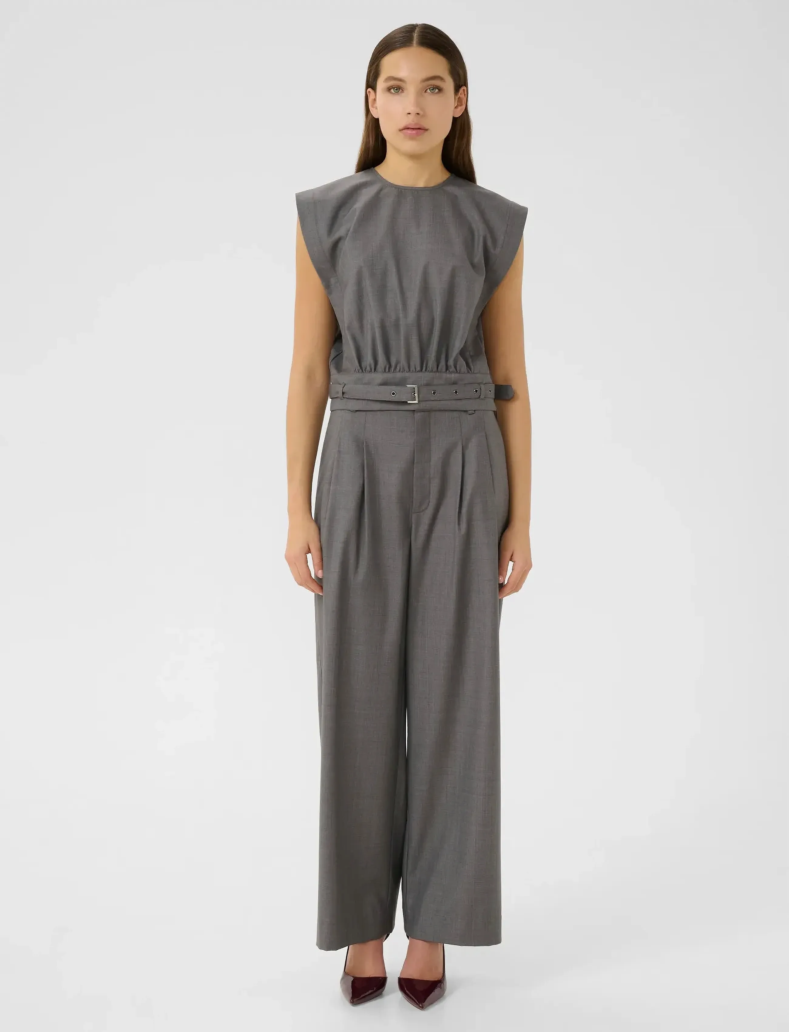 Gestuz - GZeffy top - Ärmellose blusen - dark grey melange - 3