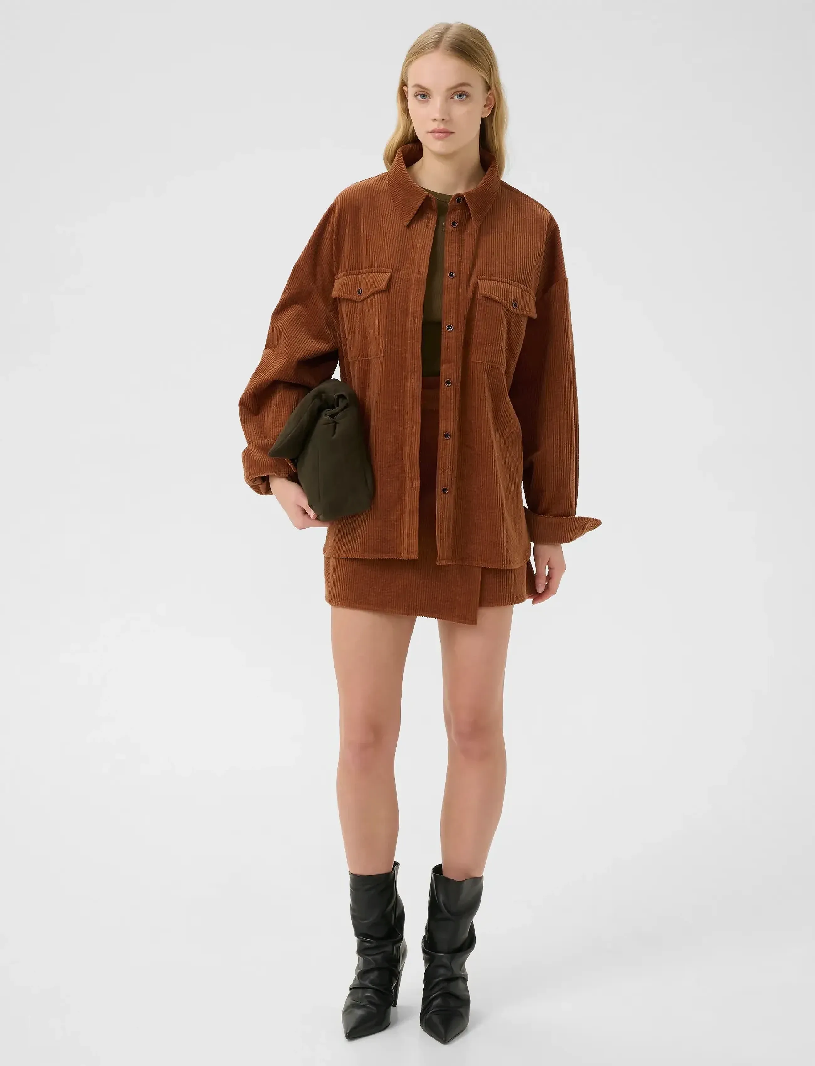 Gestuz - GZcortes shirt - pitkähihaiset paidat - cambridge brown - 3