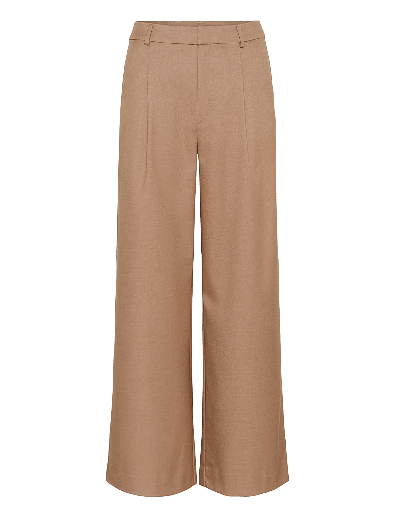 Gestuz - GZpaula MW pants - pidulikud püksid - burnt marple sugar melange - 1