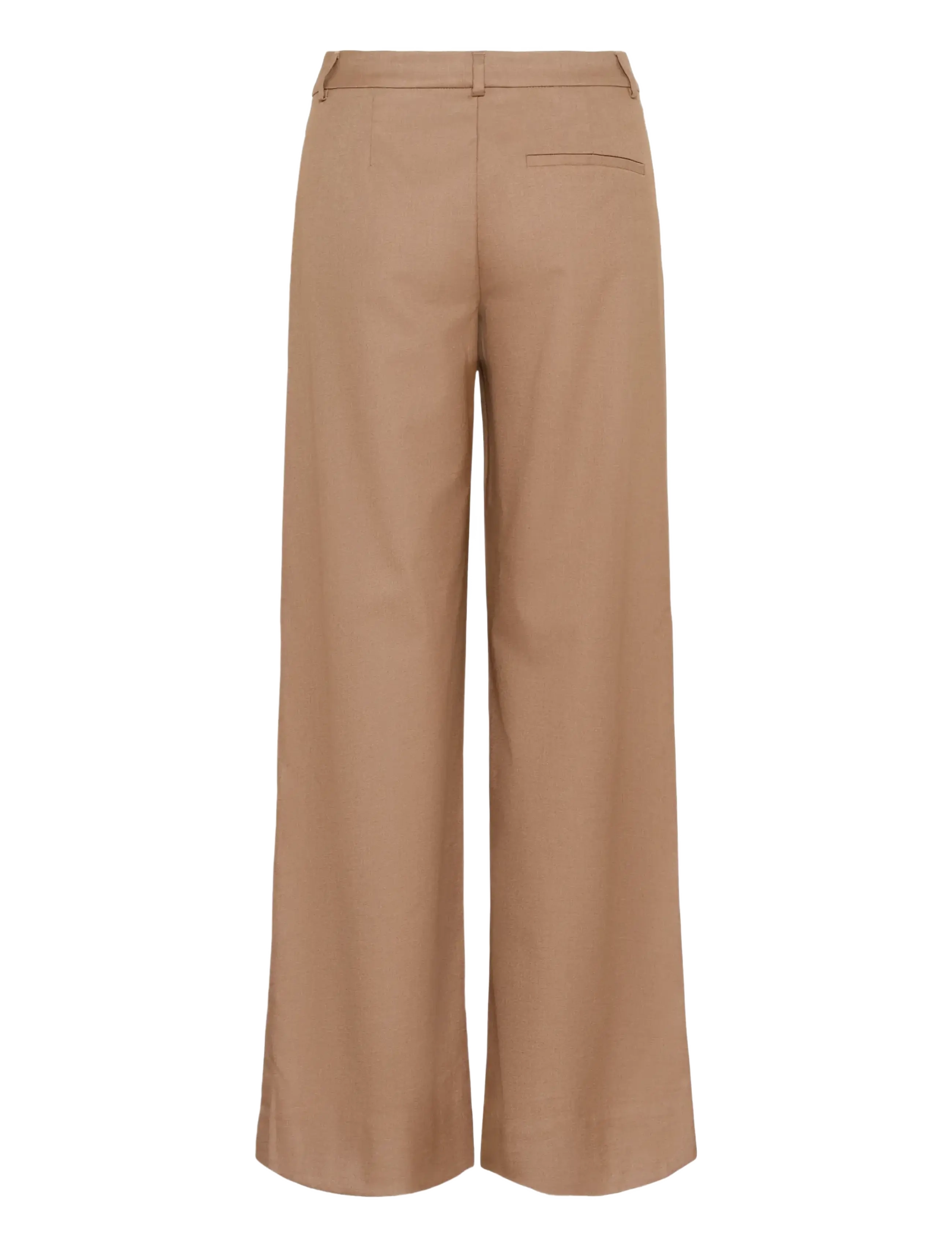 Gestuz - GZpaula MW pants - wide leg trousers - burnt marple sugar melange - 2
