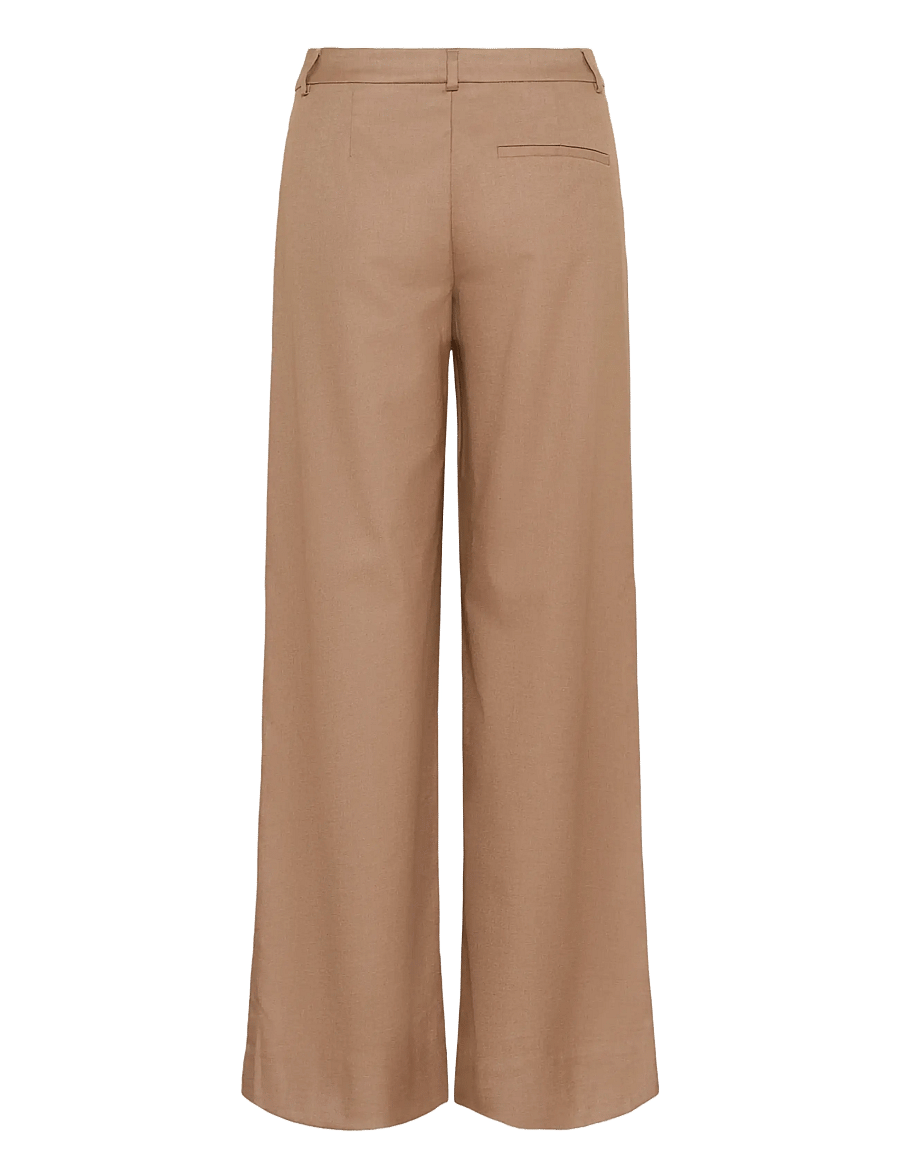 Gestuz - GZpaula MW pants - pantalons habillés - burnt marple sugar melange - 2
