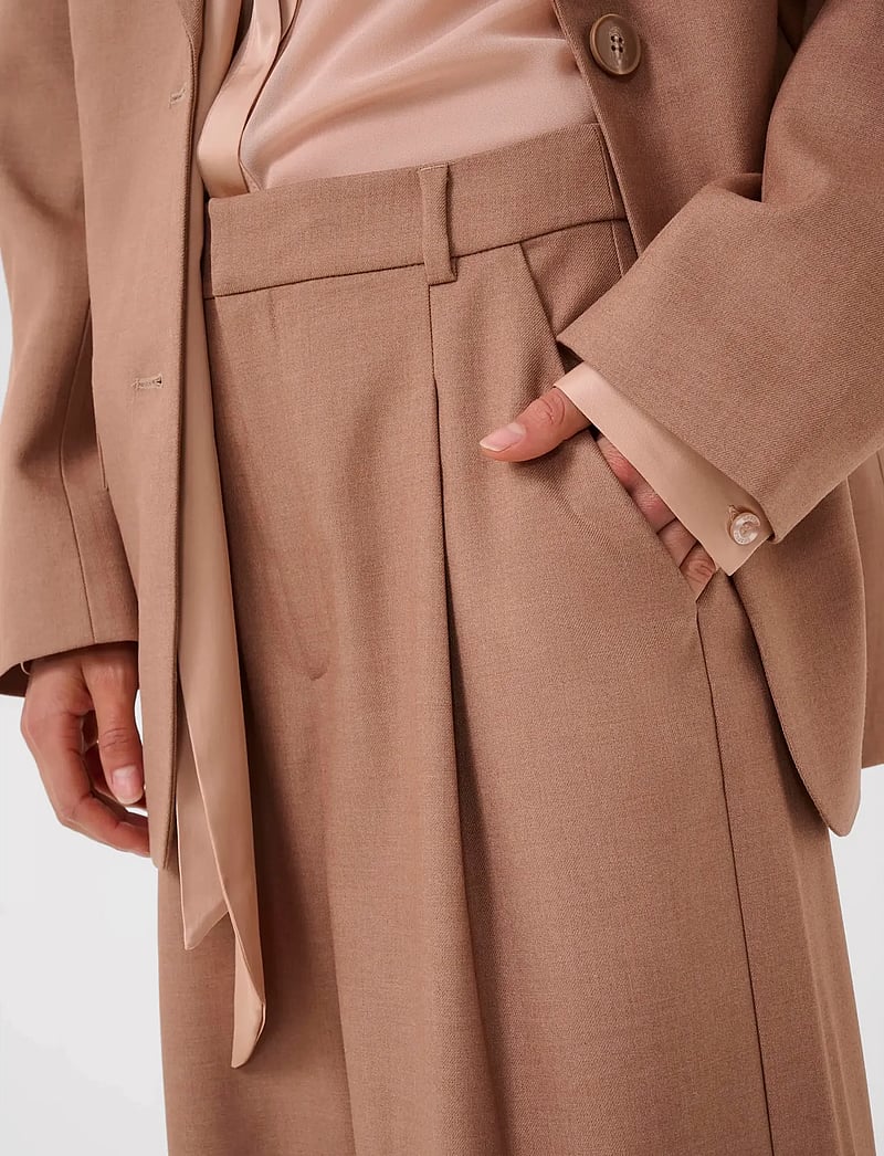 Gestuz - GZpaula MW pants - pidulikud püksid - burnt marple sugar melange - 5