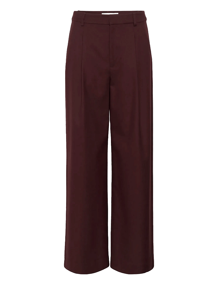 Gestuz - GZpaula MW pants - kostymbyxor - aronia - 1