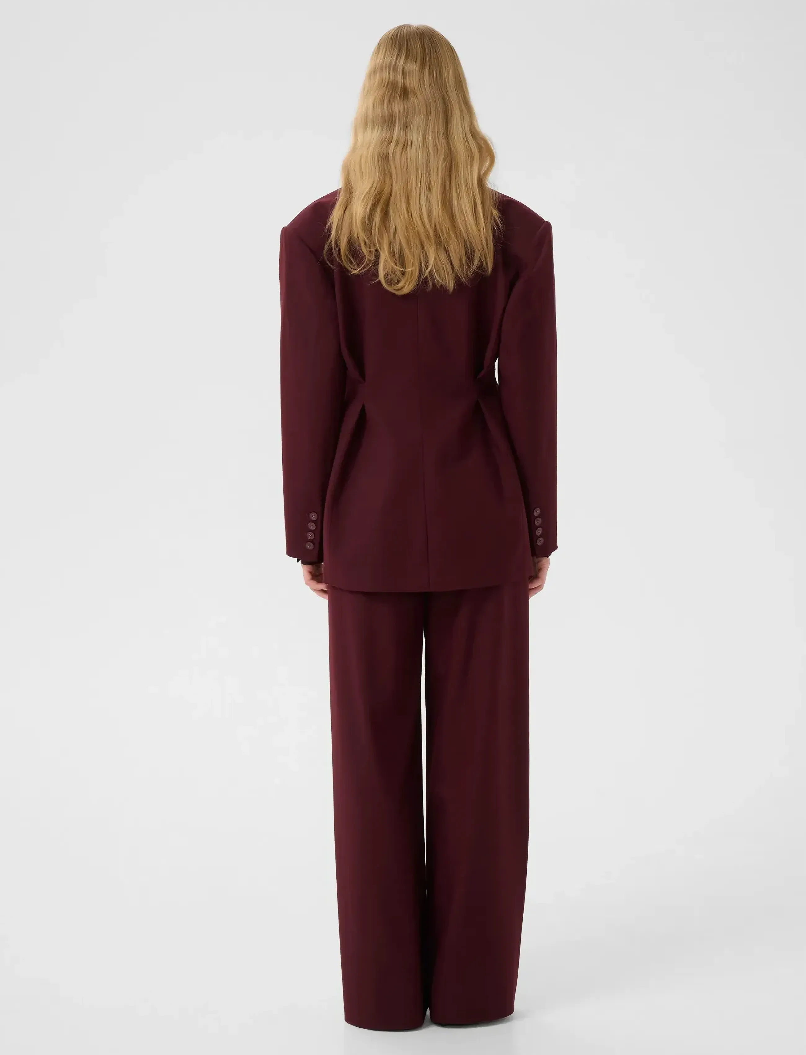 Gestuz - GZpaula MW pants - kostymbyxor - aronia - 4