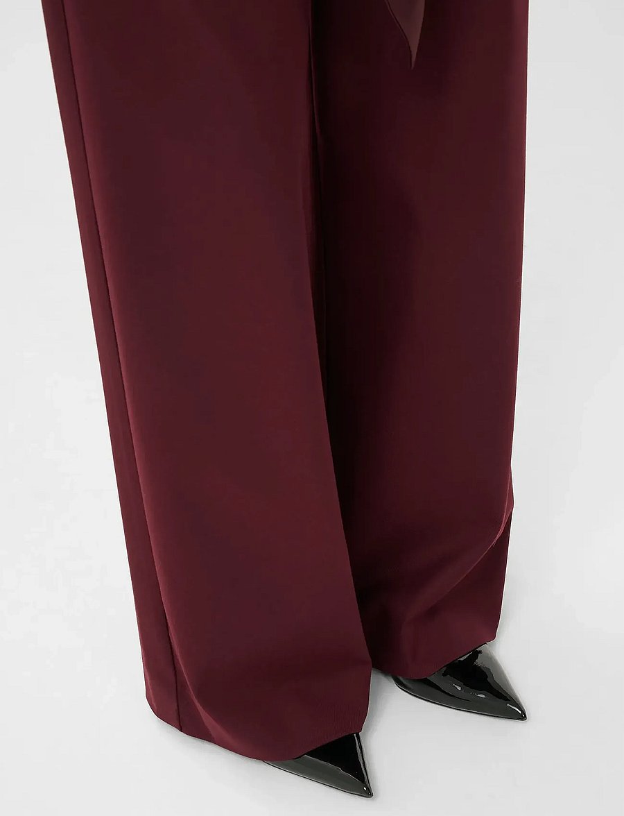 Gestuz - GZpaula MW pants - kostymbyxor - aronia - 5