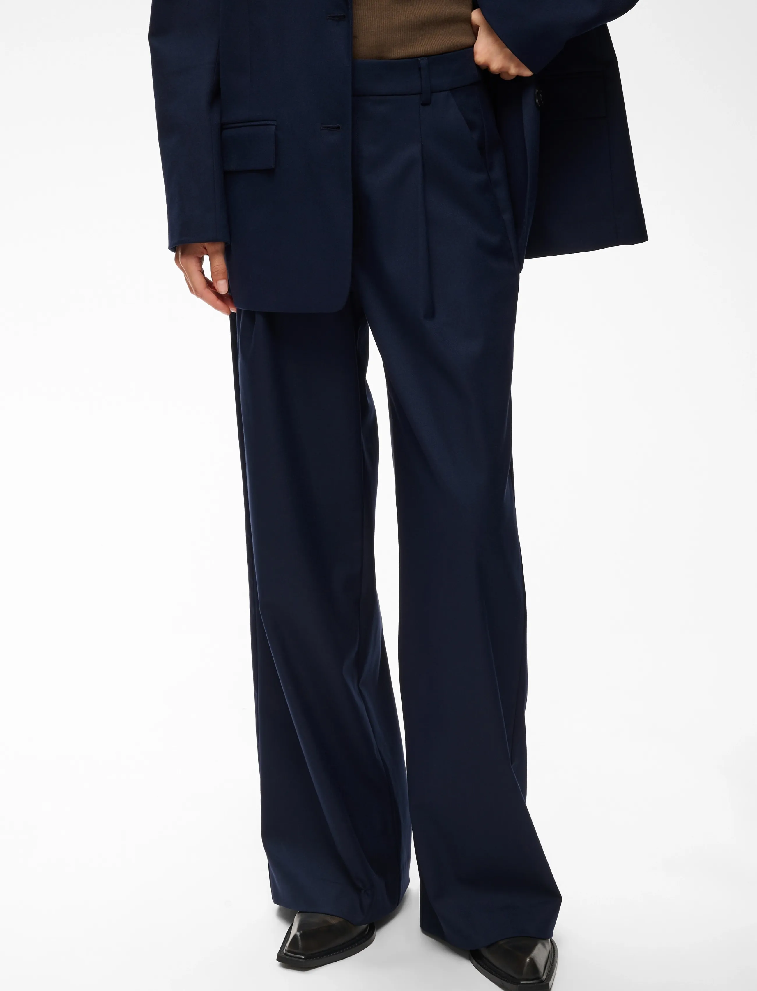 Gestuz - GZpaula MW pants - habitbukser - sky captain - 2
