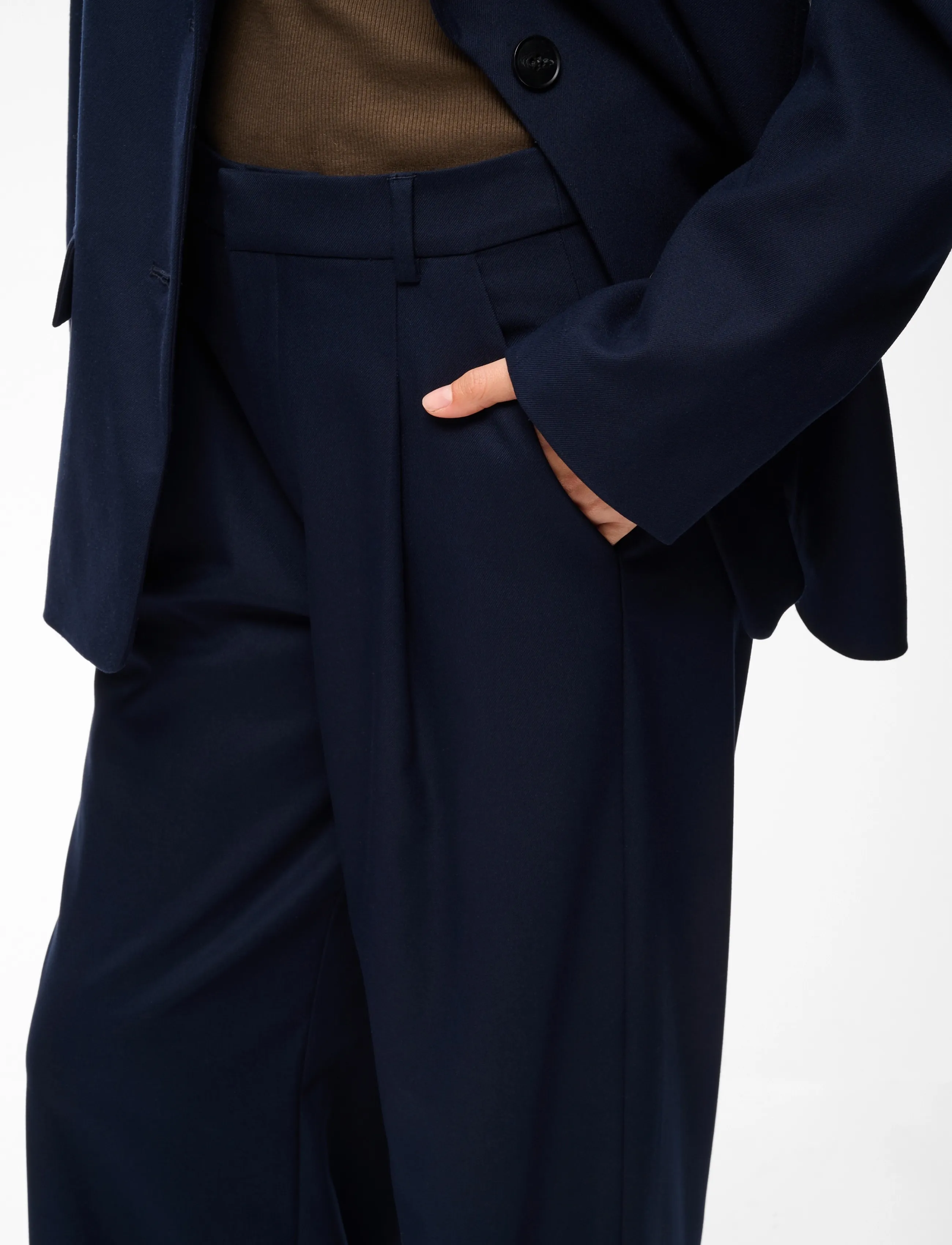 Gestuz - GZpaula MW pants - habitbukser - sky captain - 5