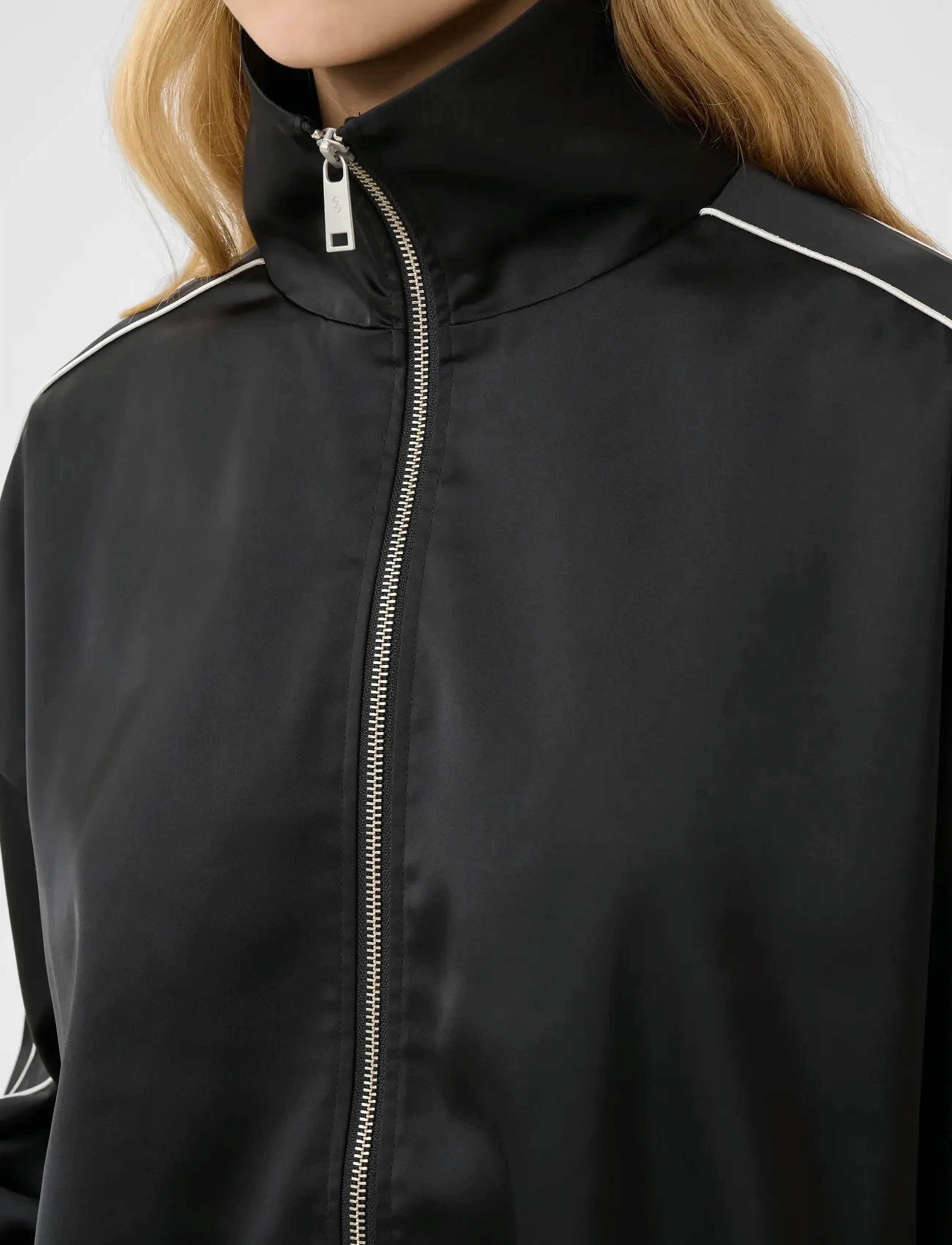 Gestuz - GZbicca jacket - sweatshirts & huvtröjor - black - 5