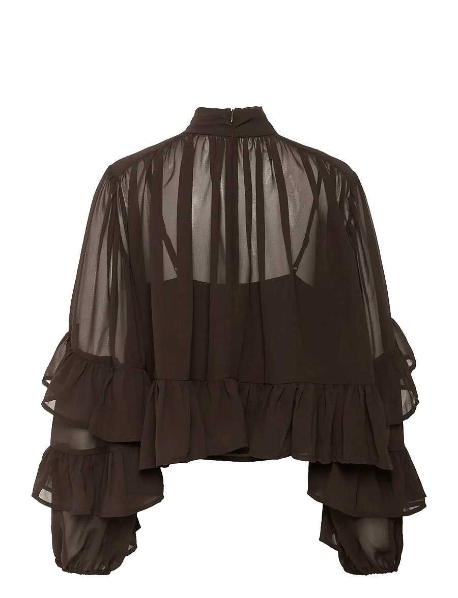 Gestuz - GZmio blouse - langärmelige blusen - molÉ - 2