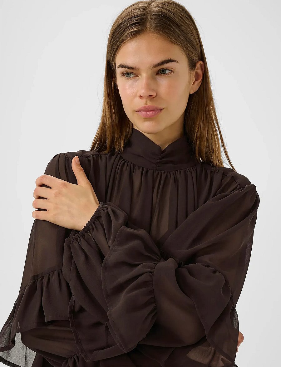 Gestuz - GZmio blouse - langärmelige blusen - molÉ - 5