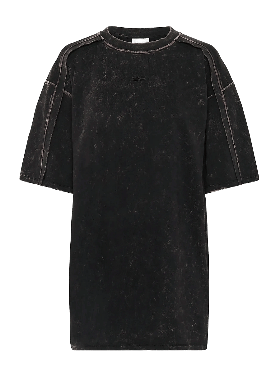 Gestuz - GZneia OZ tee - t-särgid - black brown washed - 1
