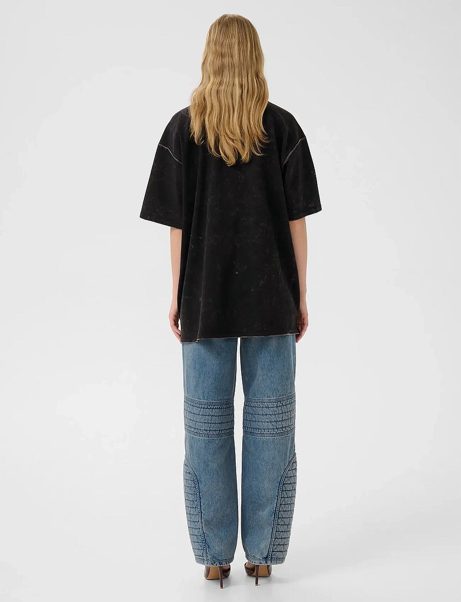 Gestuz - GZneia OZ tee - t-särgid - black brown washed - 4