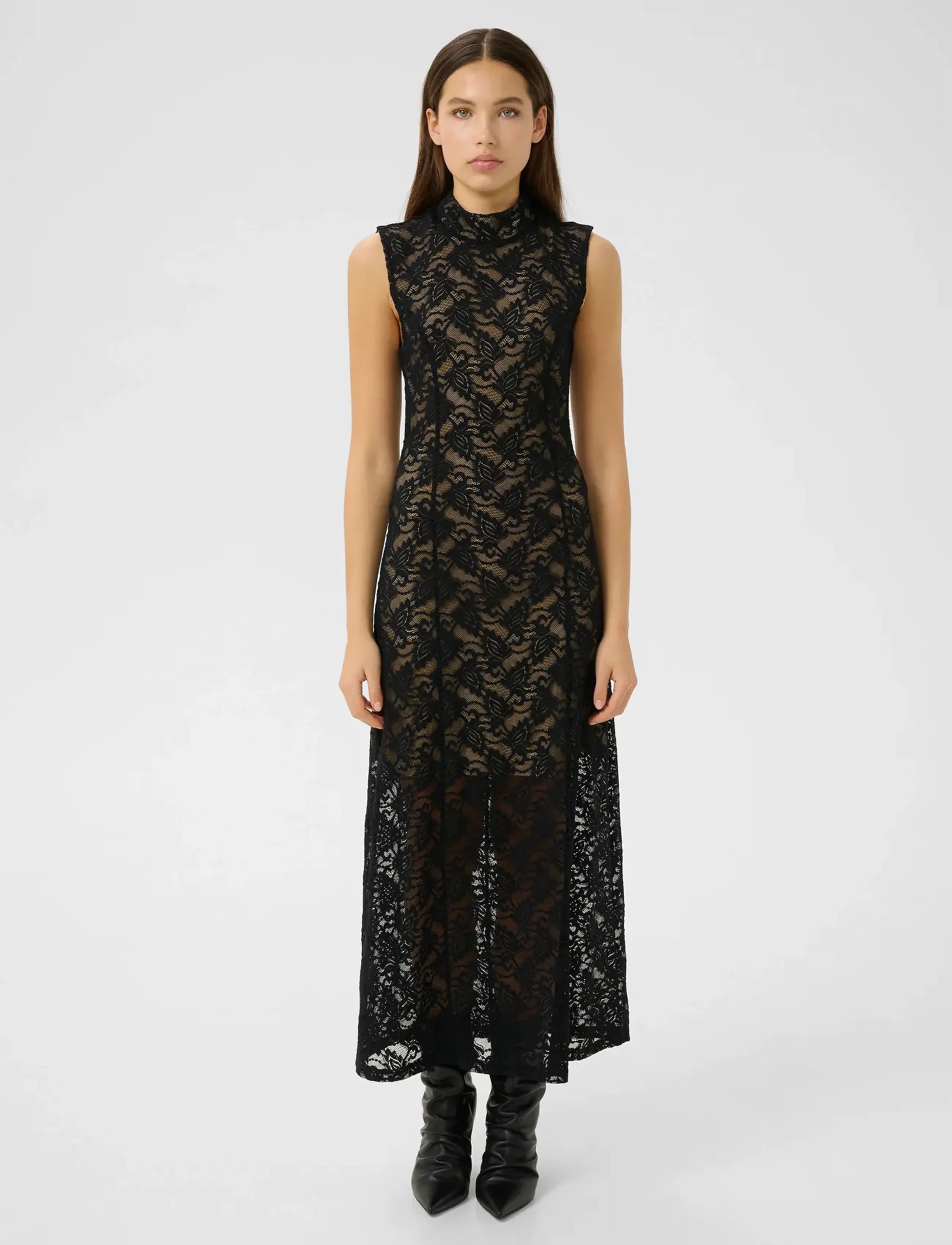 Gestuz - GZtania dress - blúndu kjólar - black - 3