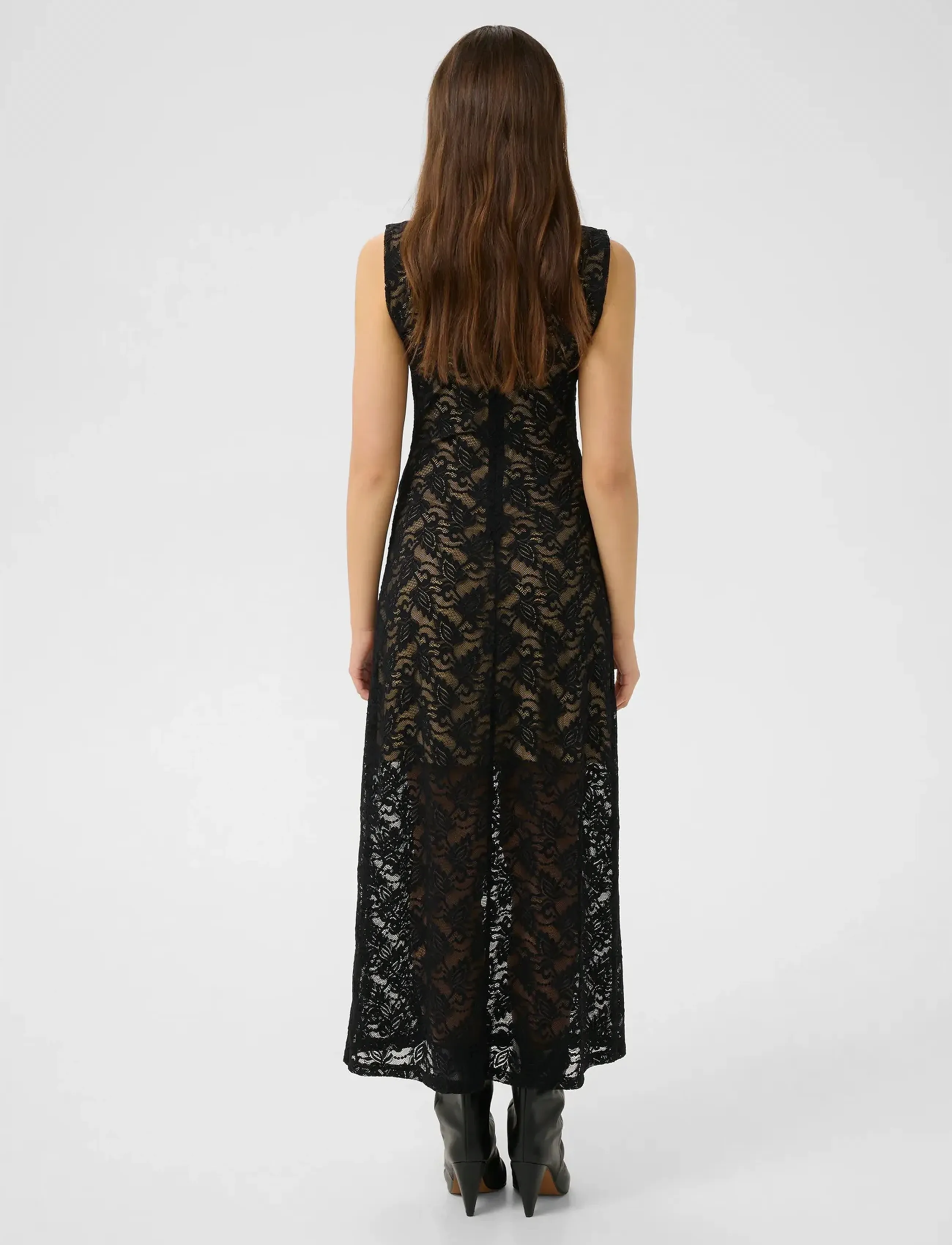 Gestuz - GZtania dress - blúndu kjólar - black - 4