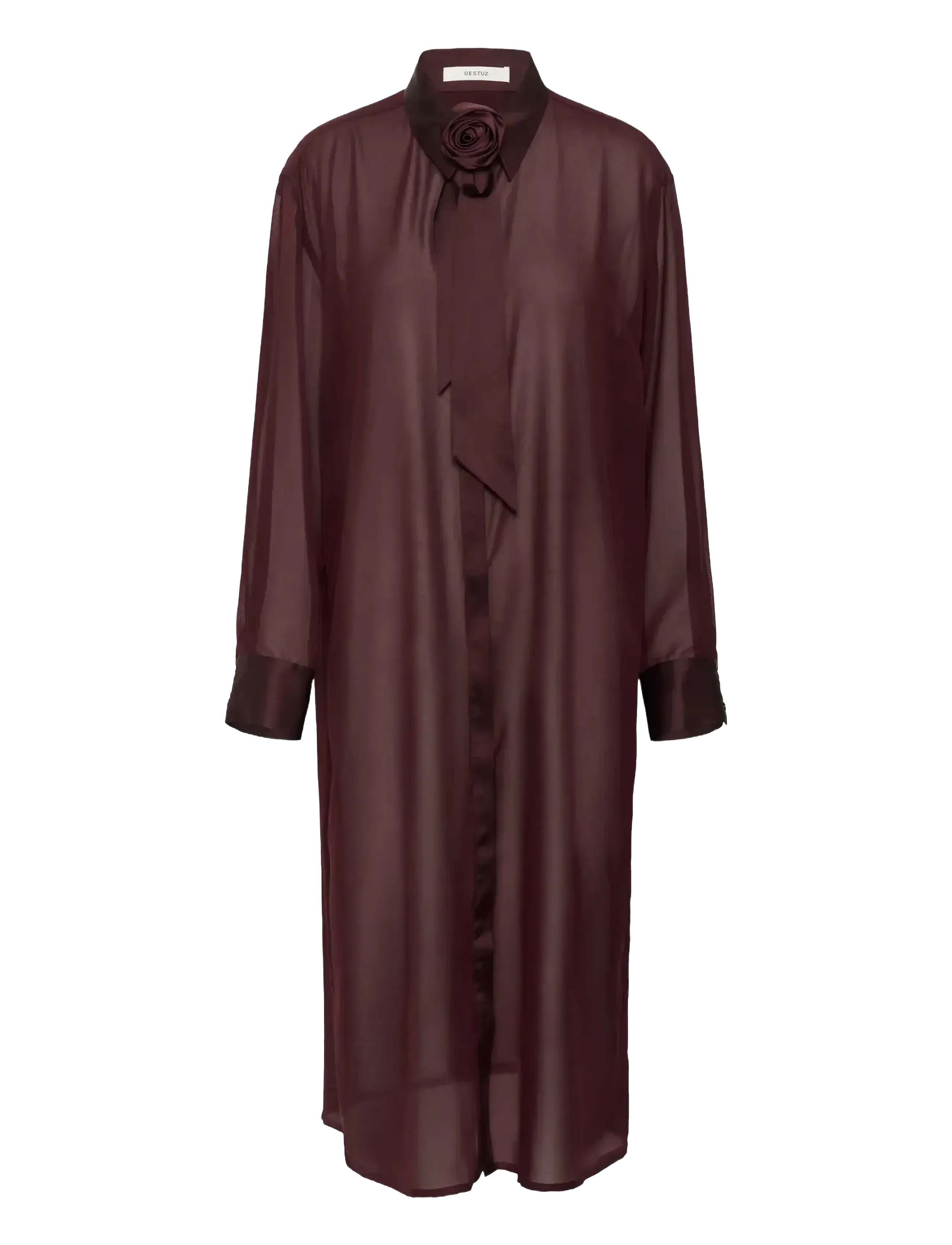 GESTUZ Gzlynne Shirt Kleid Burgundy - 40 - Damen