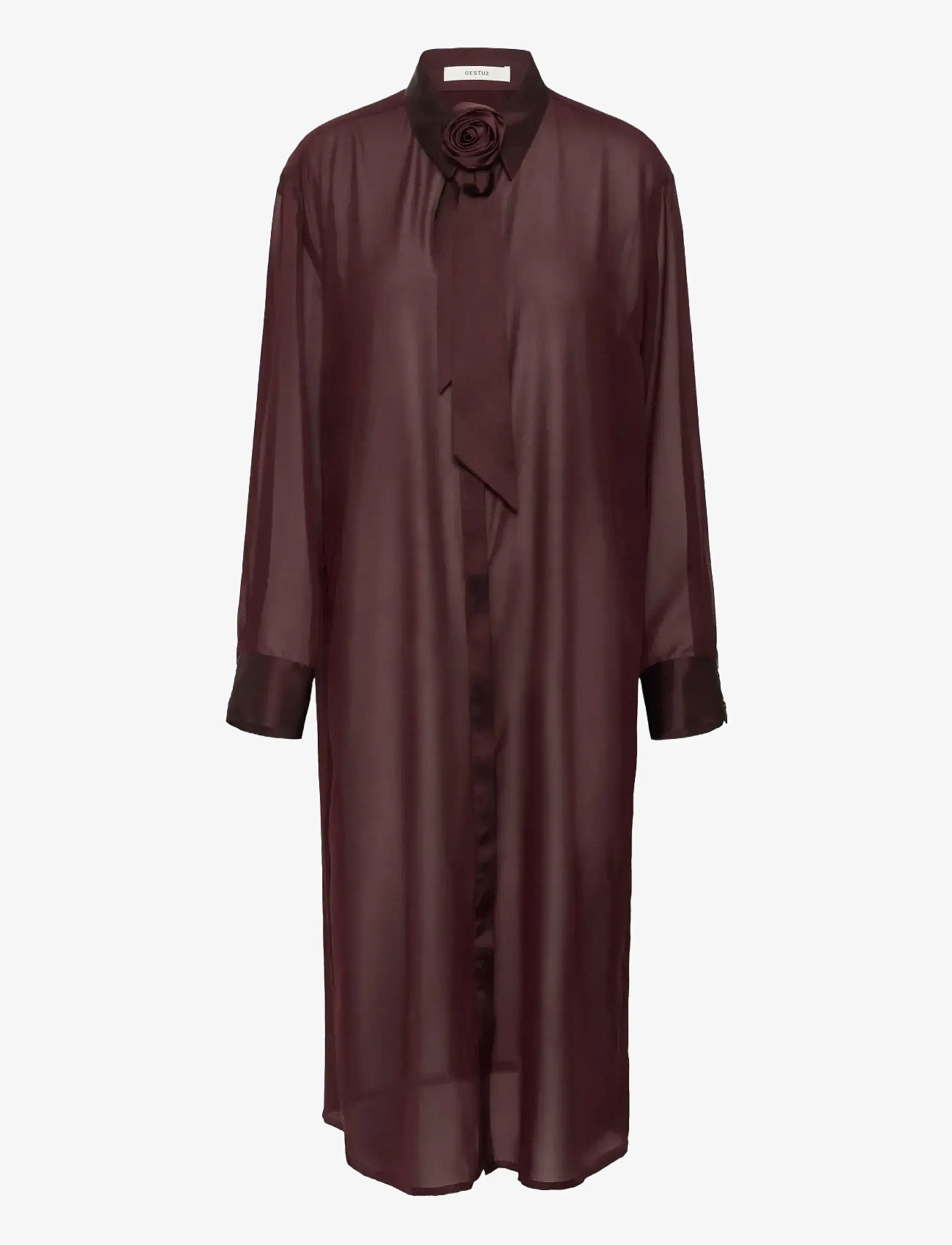 Gestuz - GZlynne shirt dress - skjortekjoler - aronia - 1