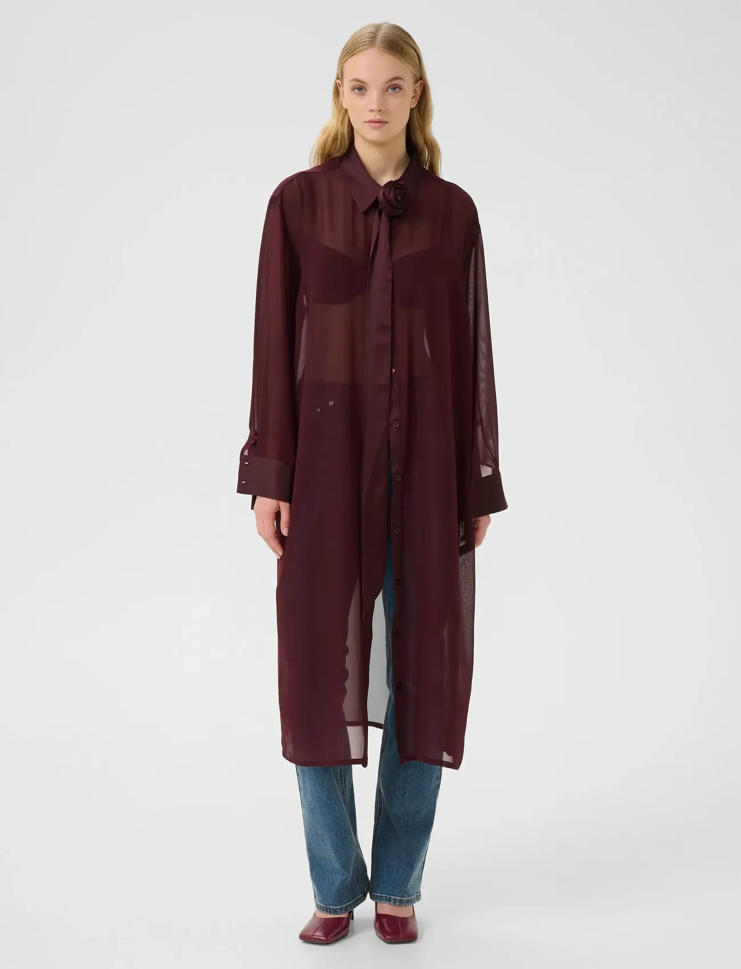 Gestuz - GZlynne shirt dress - hemdkleider - aronia - 3