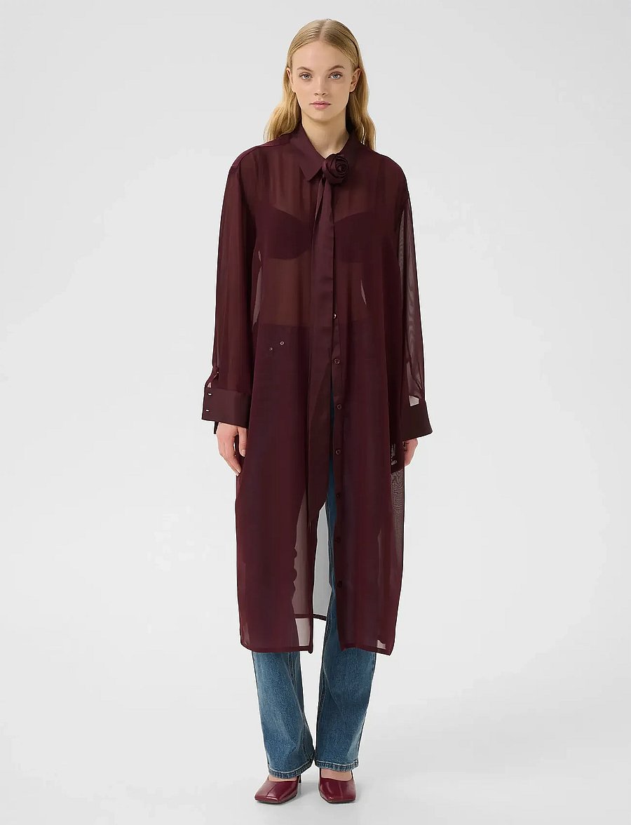 Gestuz - GZlynne shirt dress - hemdkleider - aronia - 3