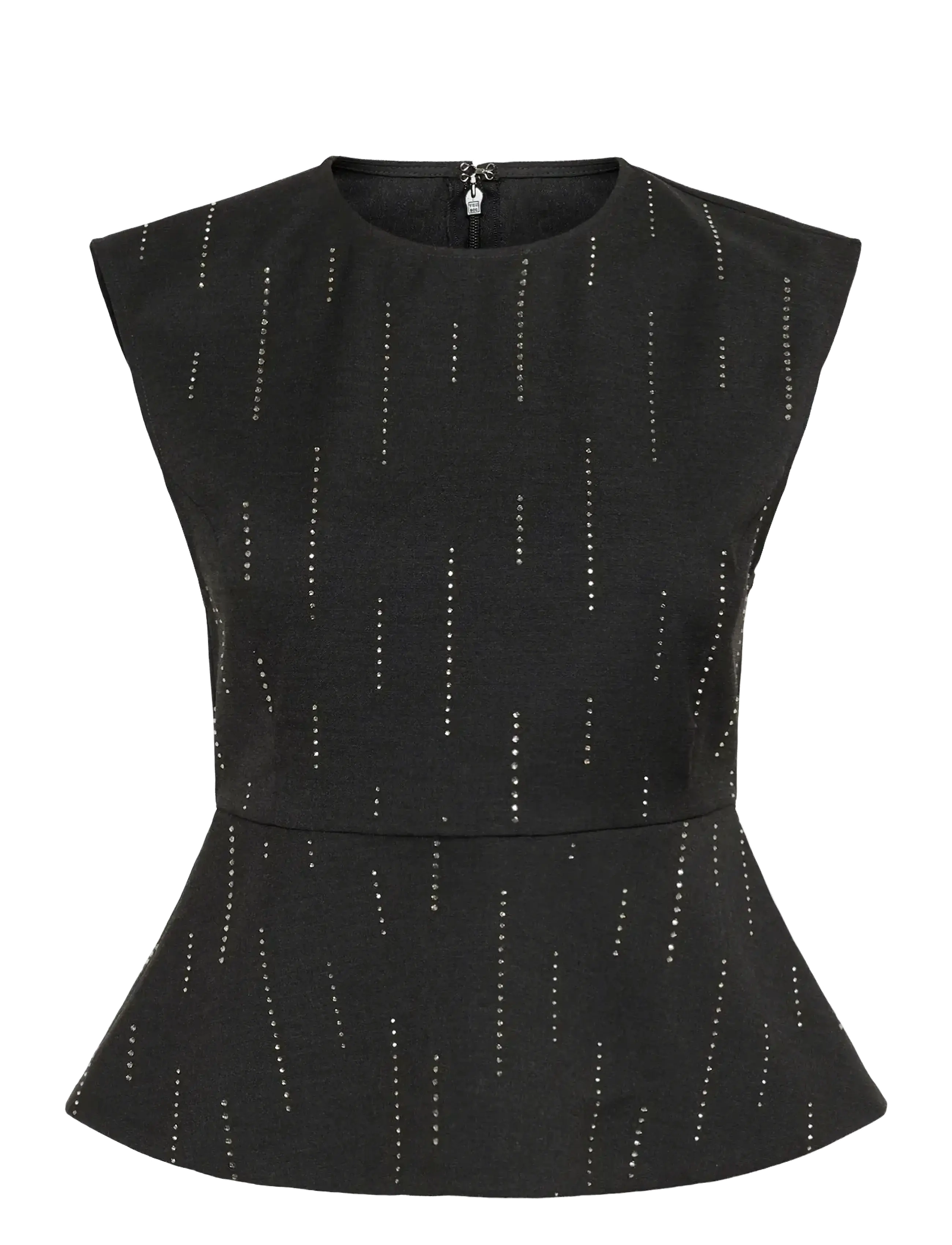 GESTUZ Gzadira Peplum Oberteil Grau - 42 - Damen