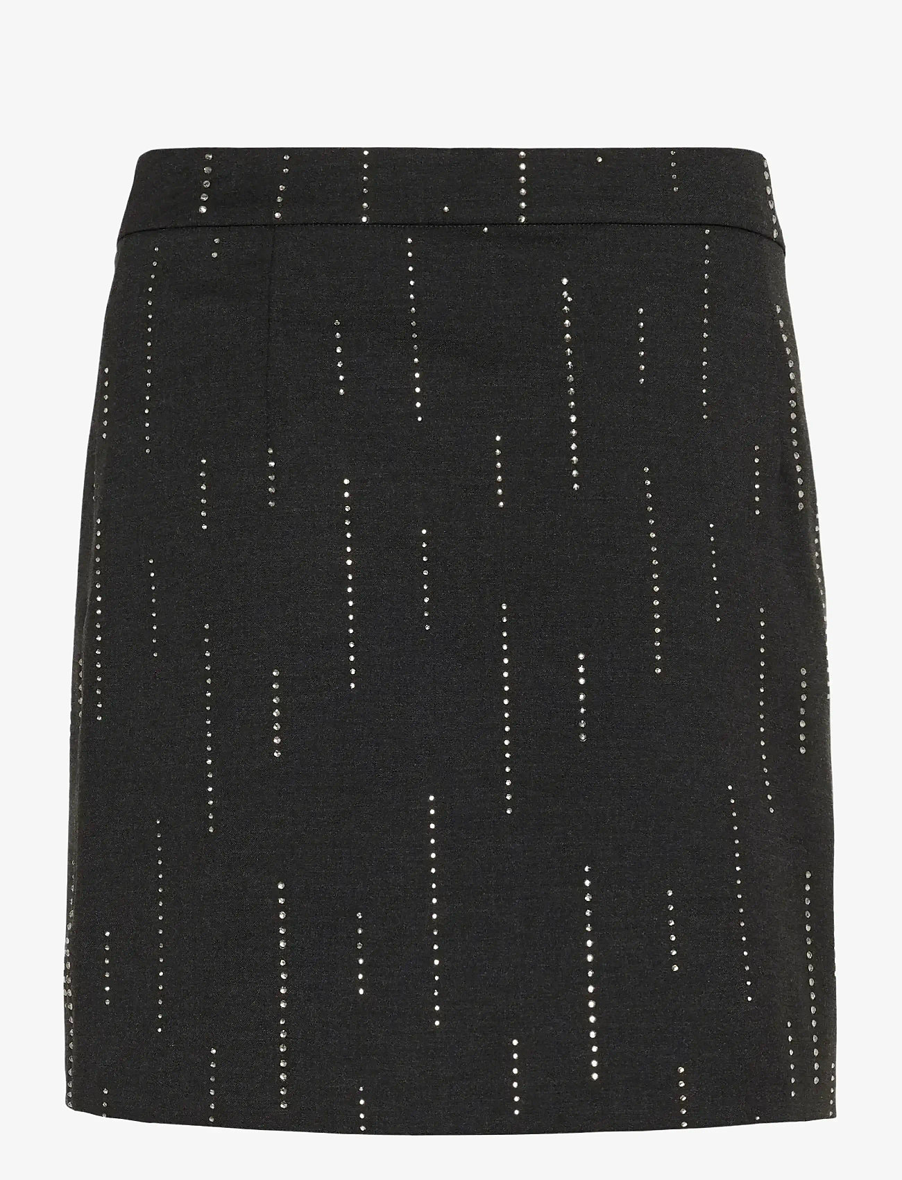 Gestuz - GZadira MW wrap skirt - wickelröcke - dark grey melange - 2