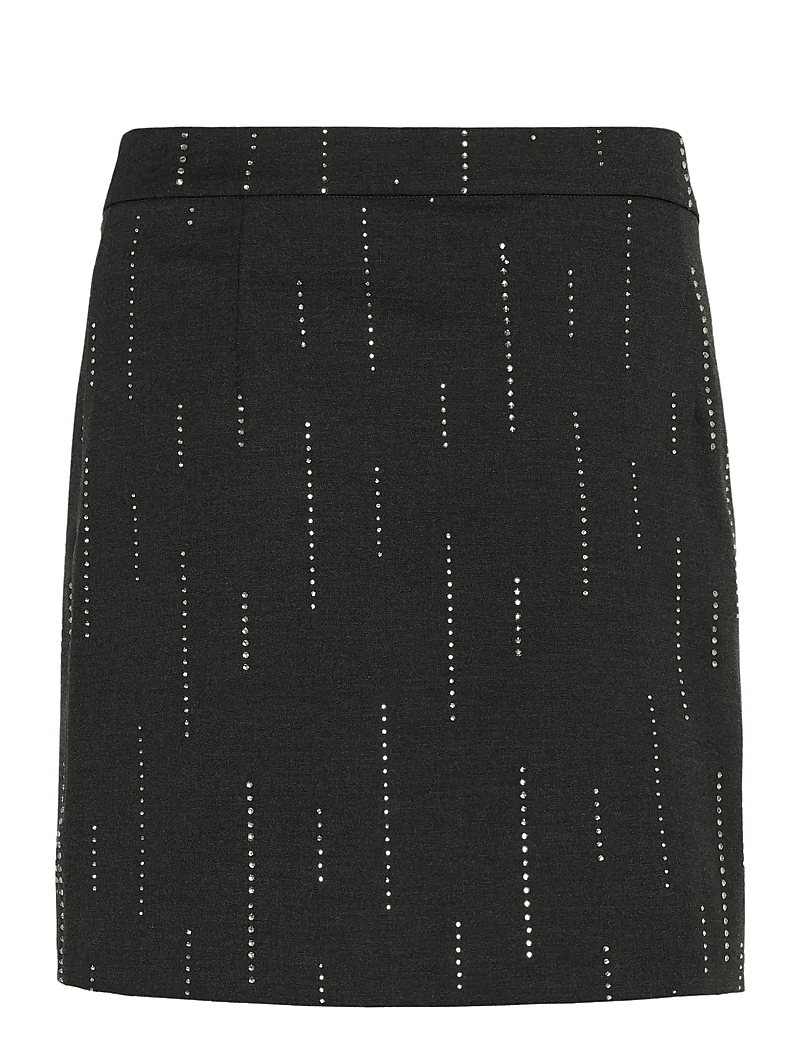 Gestuz - GZadira MW wrap skirt - wickelröcke - dark grey melange - 2