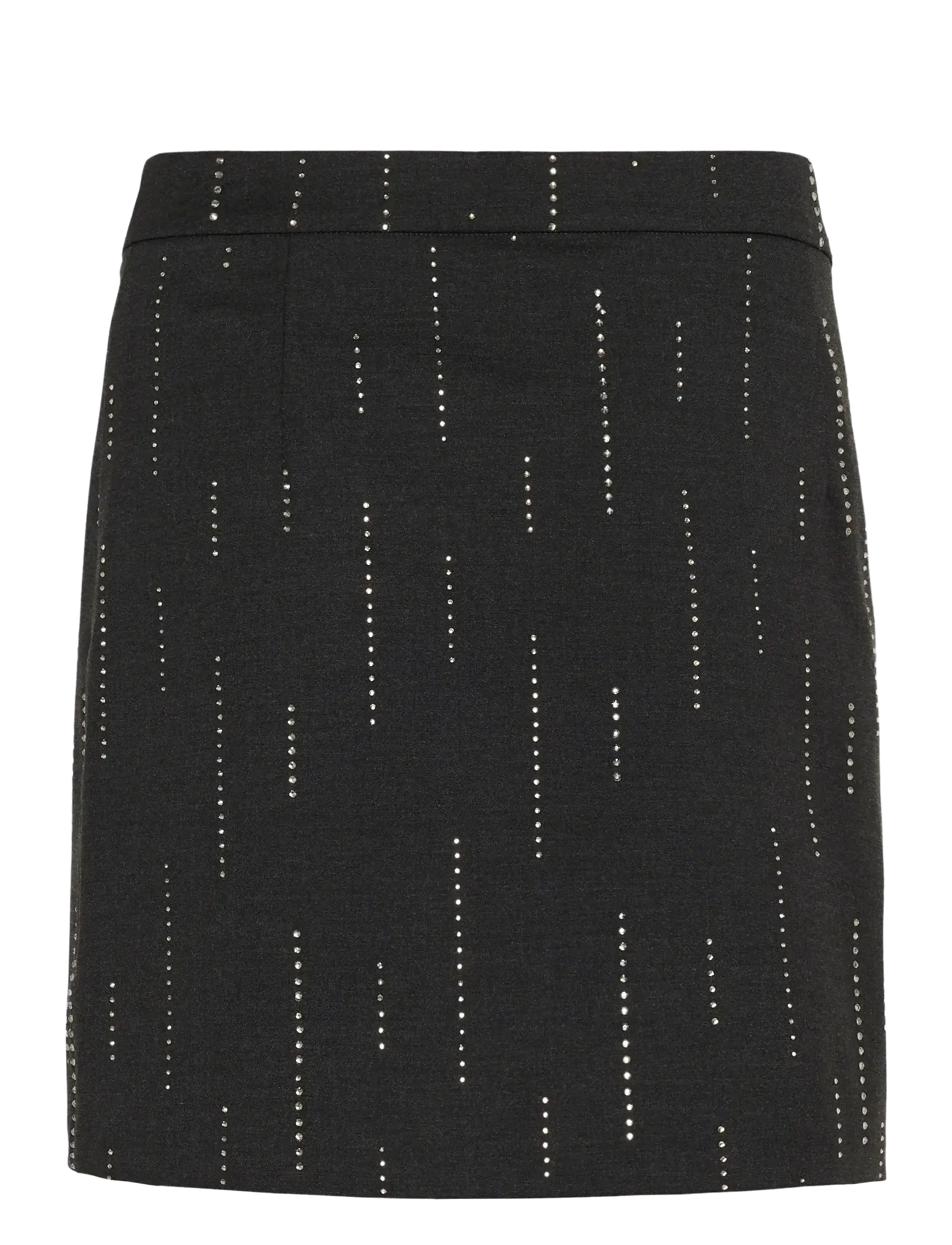 Gestuz - GZadira MW wrap skirt - Þröng pils - dark grey melange - 2
