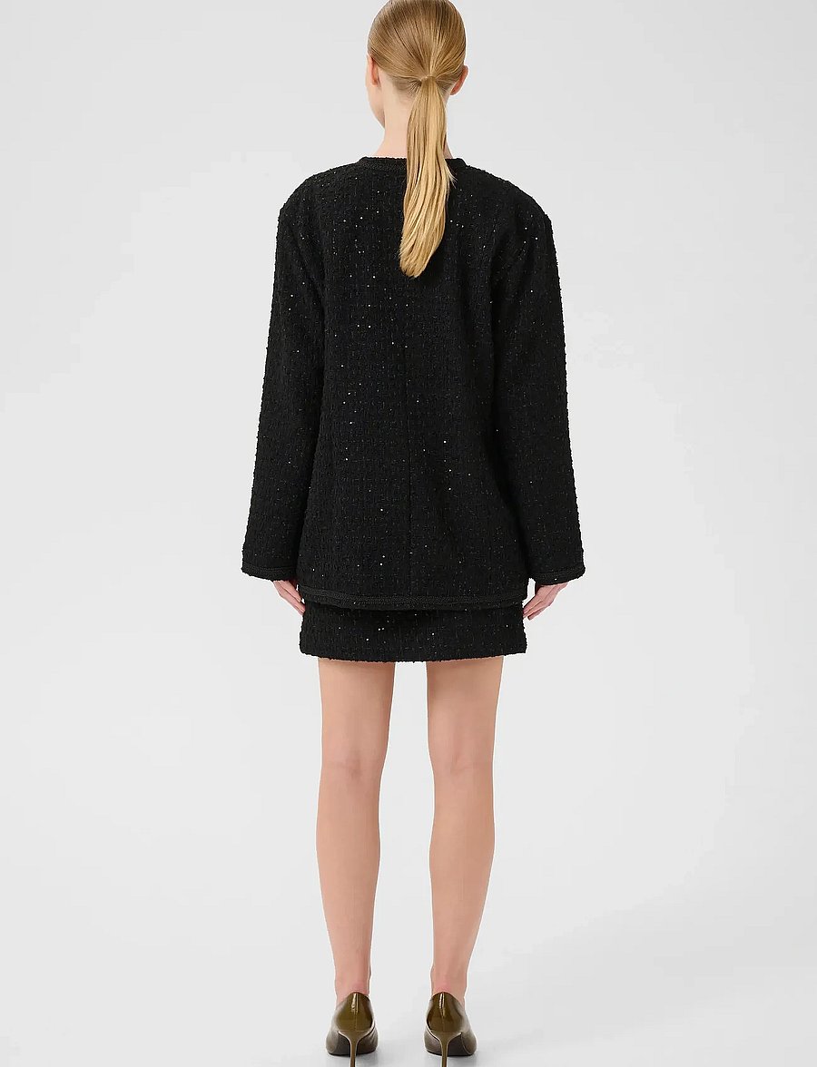 Gestuz - GZkeiko jacket - wolljacken - black - 4