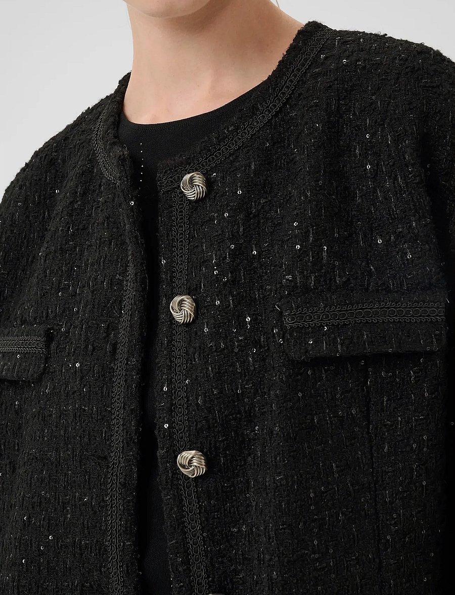 Gestuz - GZkeiko jacket - wolljacken - black - 5