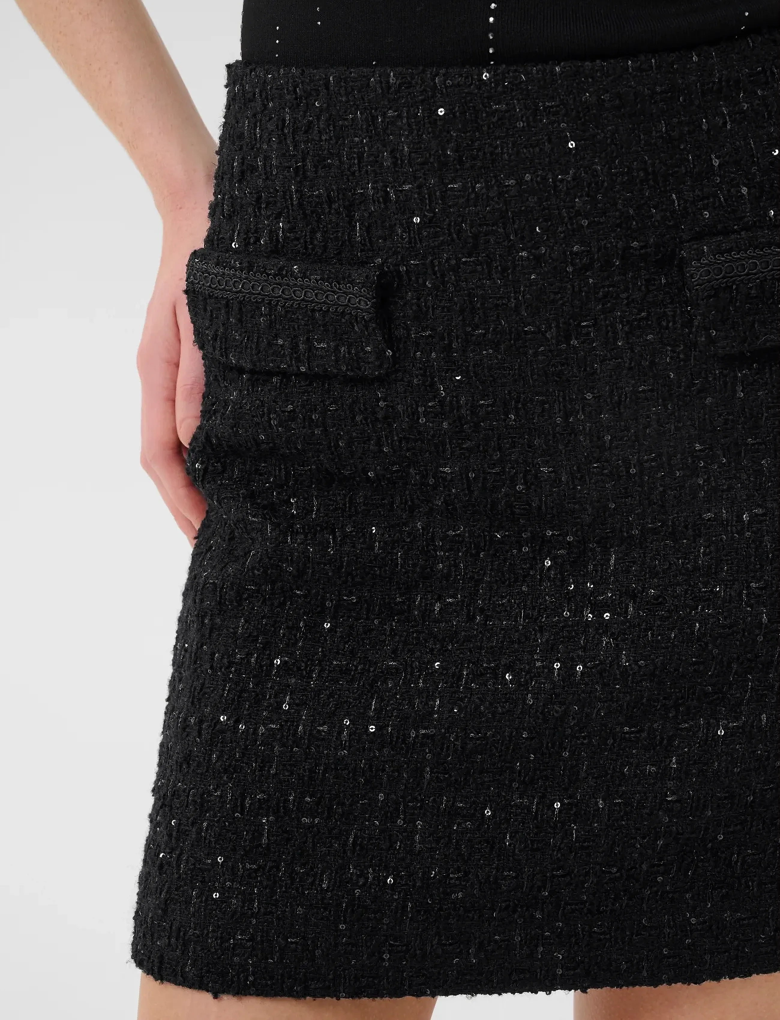 Gestuz - GZkeiko MW mini skirt - short skirts - black - 5
