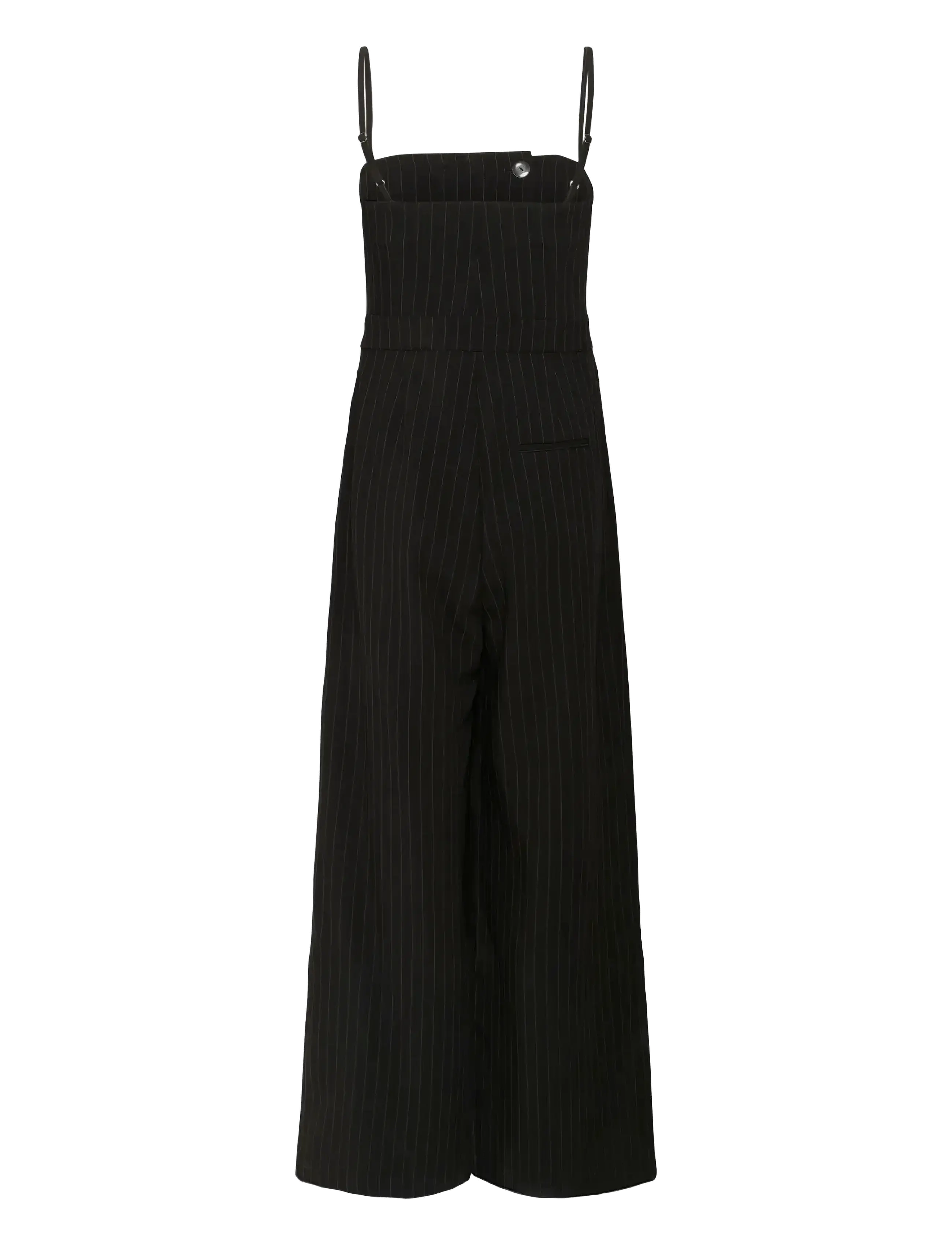 Gestuz - GZjoelle jumpsuit - pükskostüümid - black pinstripe - 2
