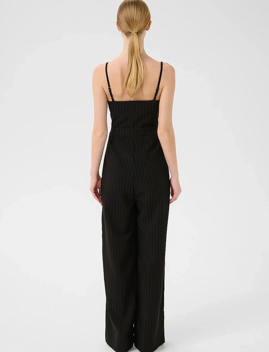 Gestuz - GZjoelle jumpsuit - modetrends - black pinstripe - 4