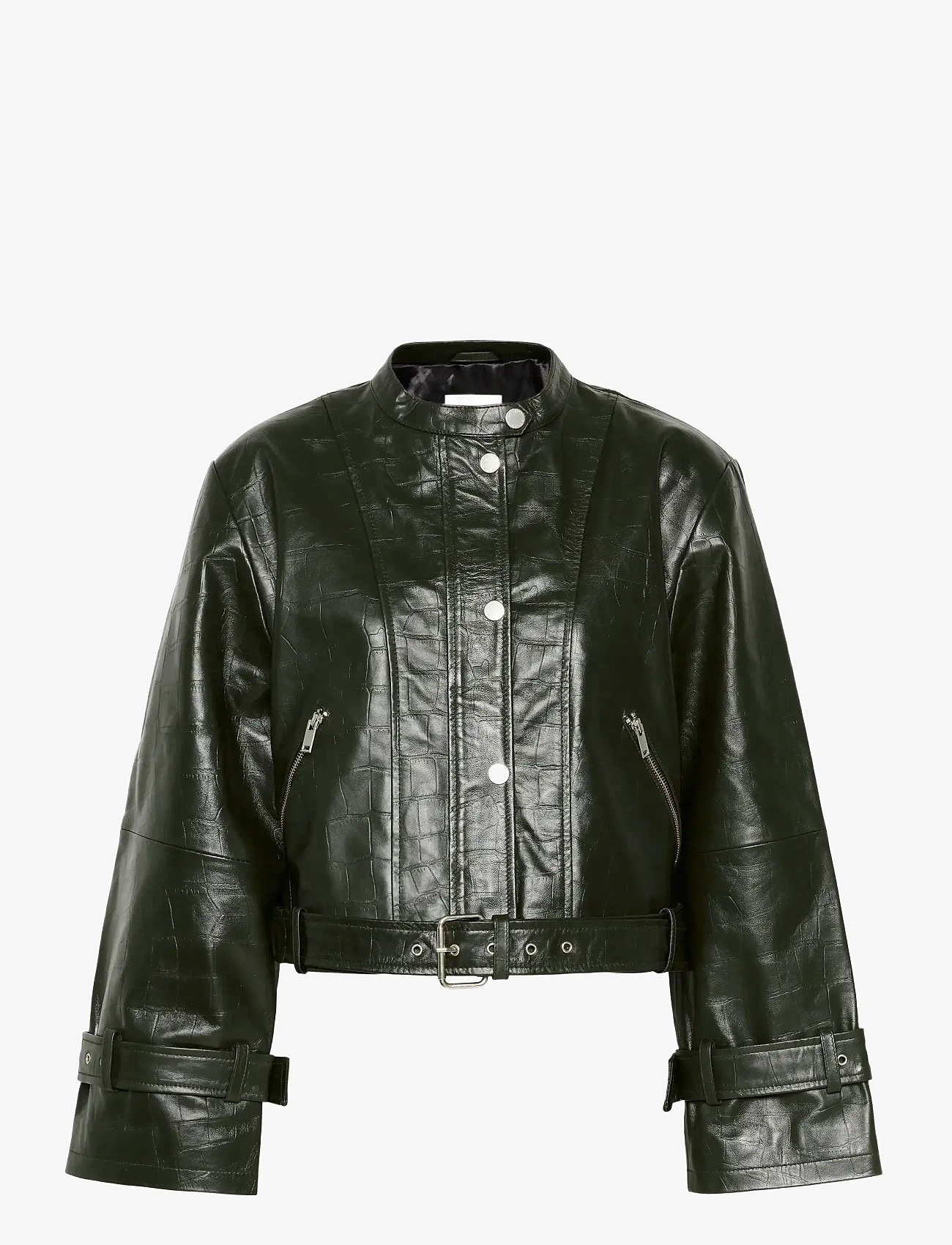 Gestuz - GZelena jacket - frühlingsjacken - green croco - 0