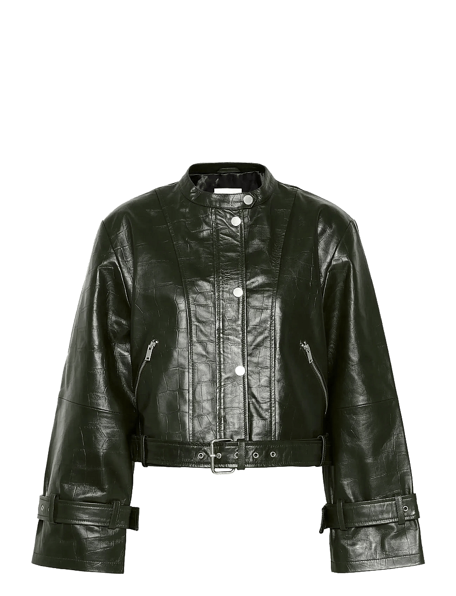 Gestuz - GZelena jacket - kevättakit - green croco - 1