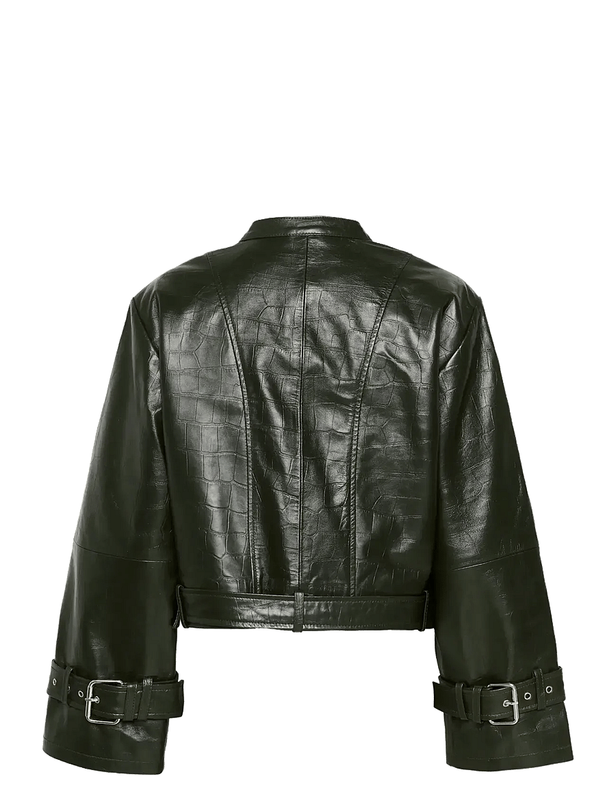 Gestuz - GZelena jacket - kevättakit - green croco - 2