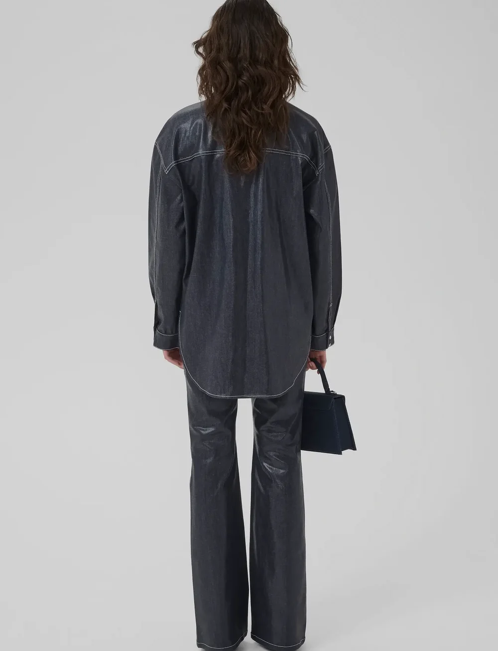 Gestuz - GZpiper OZ Shirt - langærmede skjorter - rinse wash denim - 4