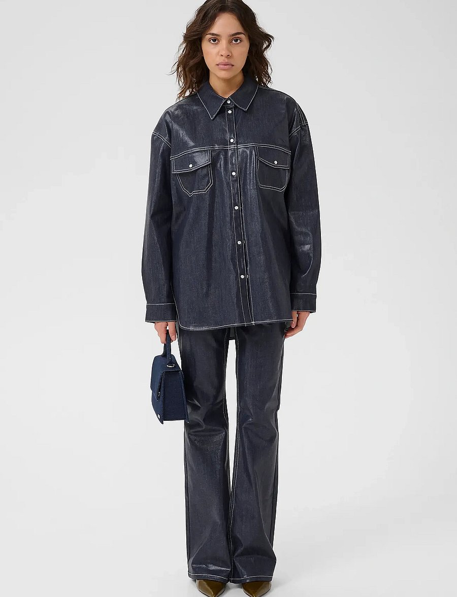 Gestuz - GZpiper HW flared jeans - schlaghosen - rinse wash denim - 3
