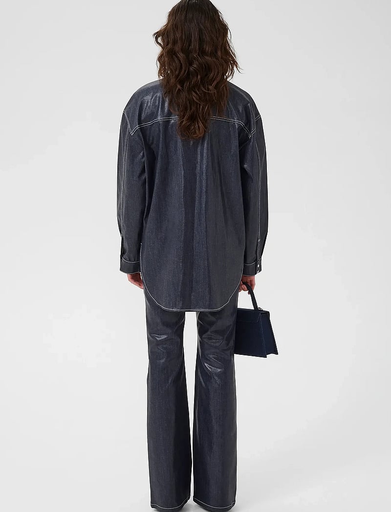 Gestuz - GZpiper HW flared jeans - flared jeans - rinse wash denim - 4