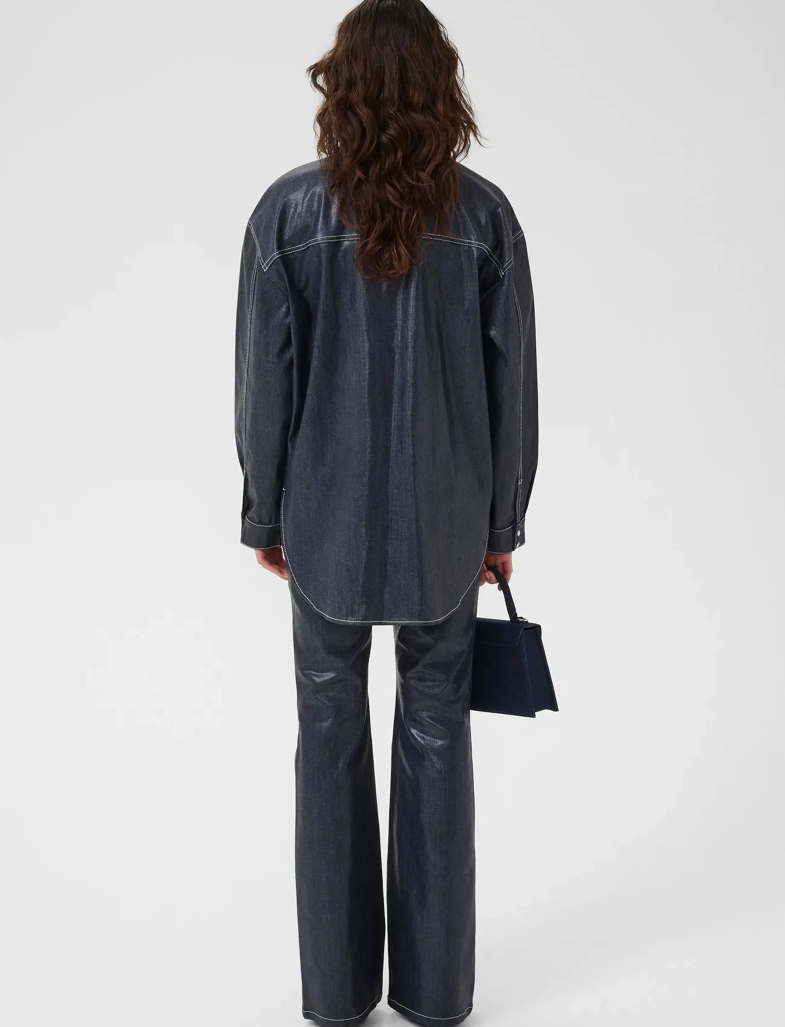 Gestuz - GZpiper HW flared jeans - flared jeans - rinse wash denim - 4