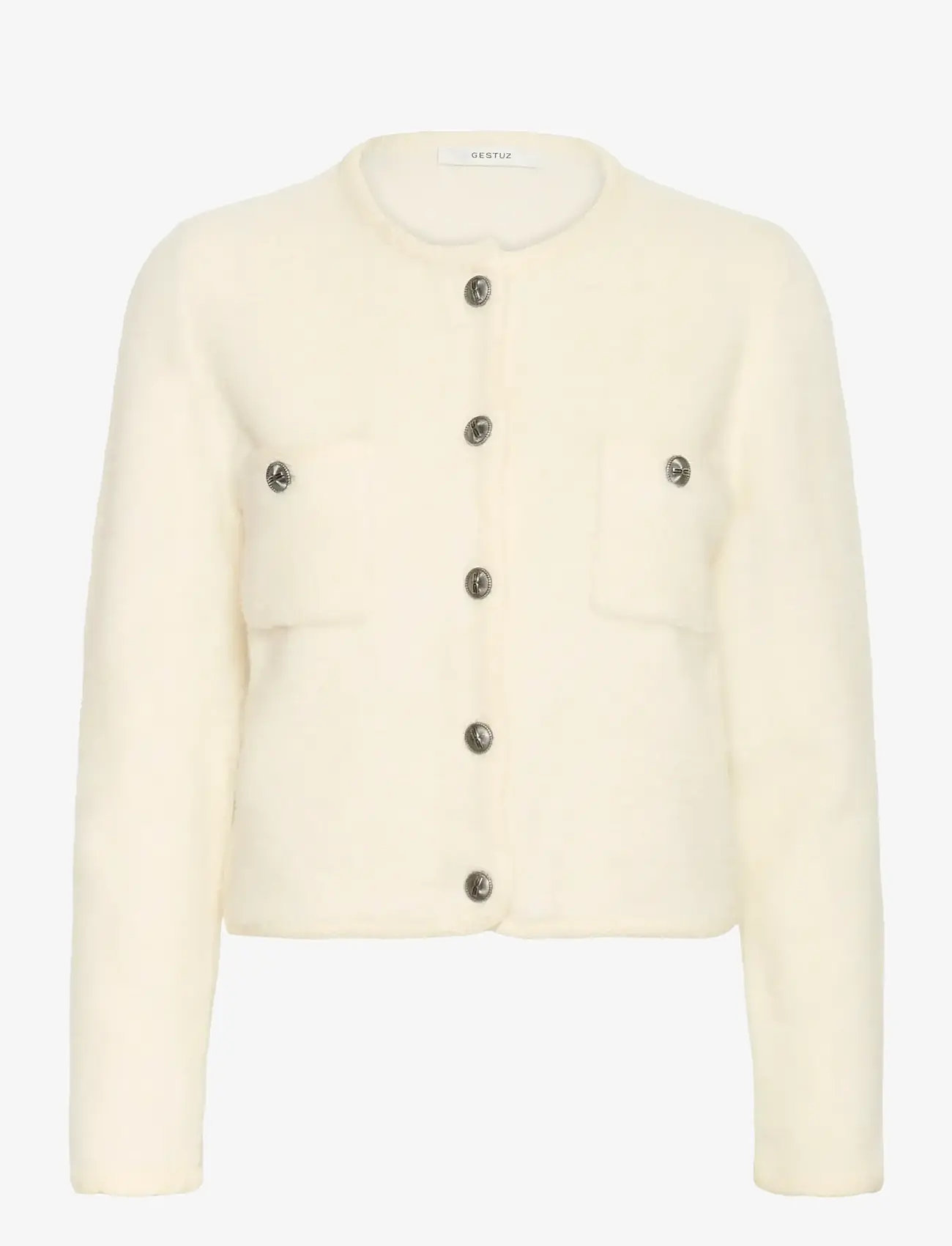 Gestuz - GZcurie cardigan - bouclé - egret - 1