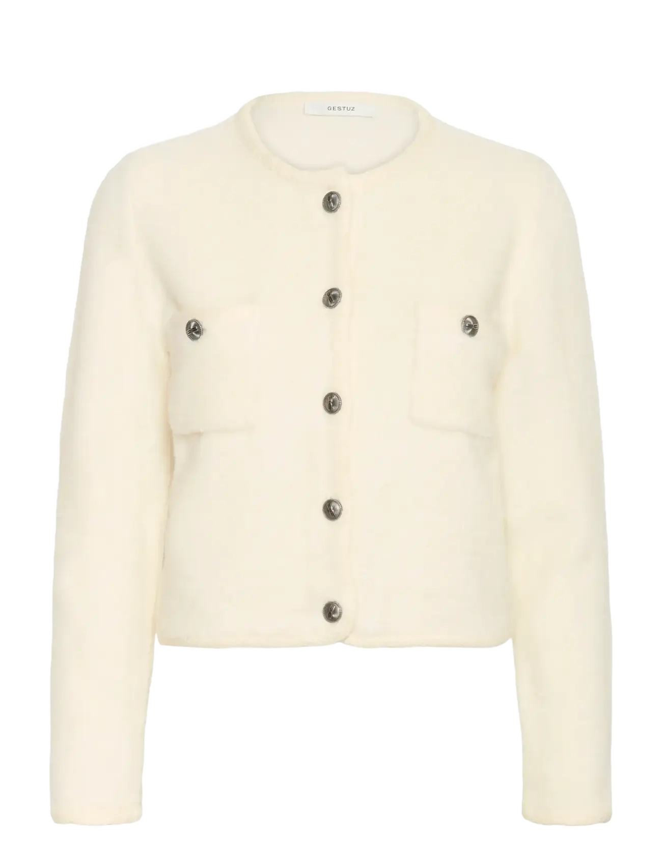 Gestuz GZcurie cardigan - Officewear - EGRET / cream