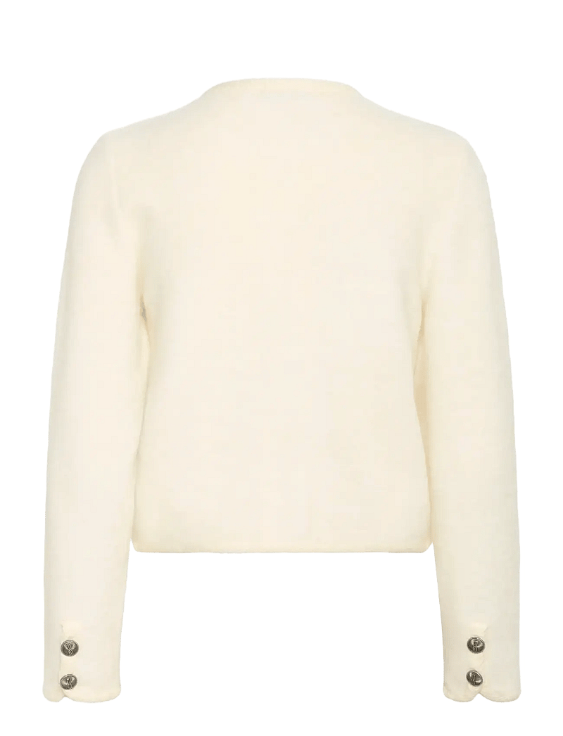 Gestuz - GZcurie cardigan - bouclé - egret - 2