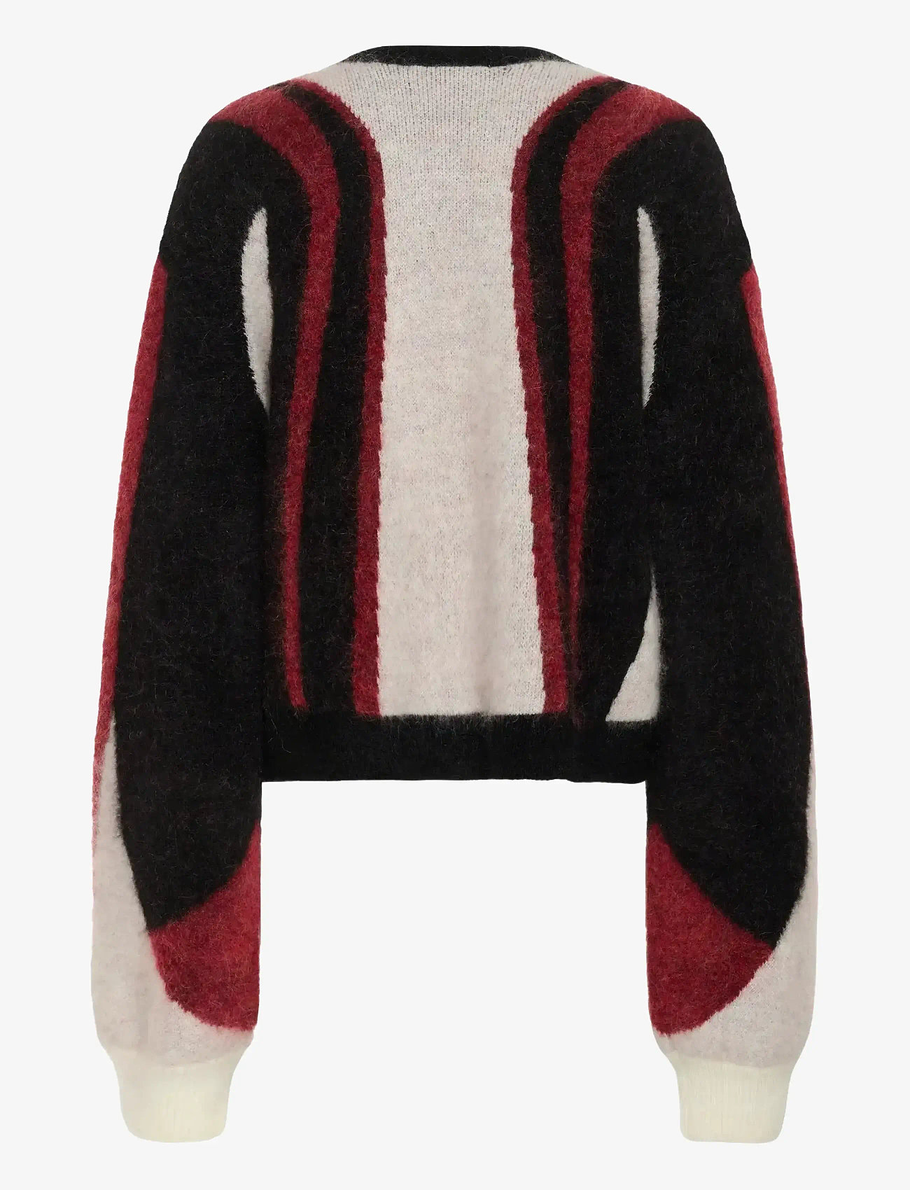 Gestuz - GZmafi cardigan - koftor - black/aronia multi - 1