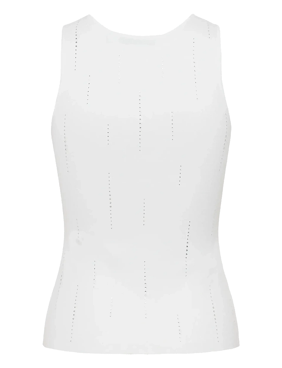 Gestuz - GZsaya top - Ärmellose tops - bright white - 2