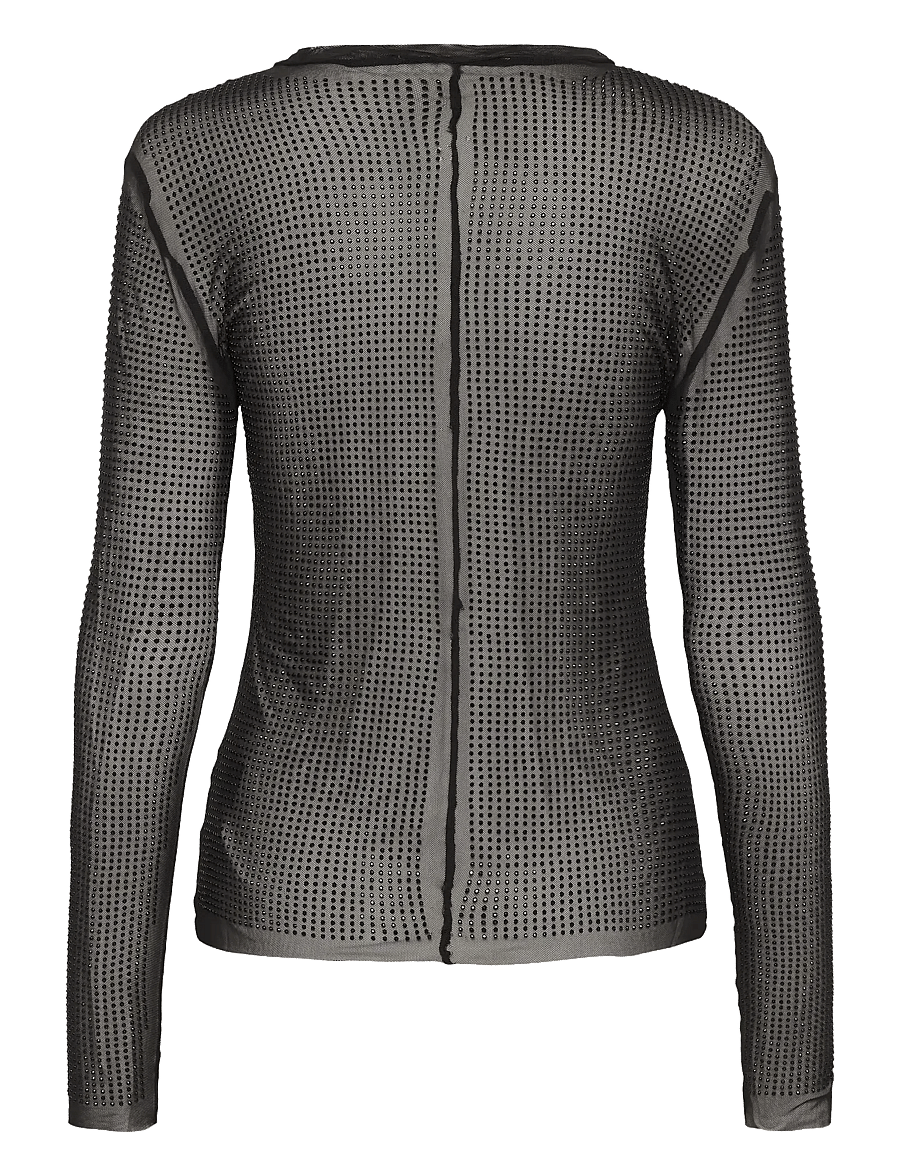 Gestuz - GZkareen top - långärmade toppar - black - 2